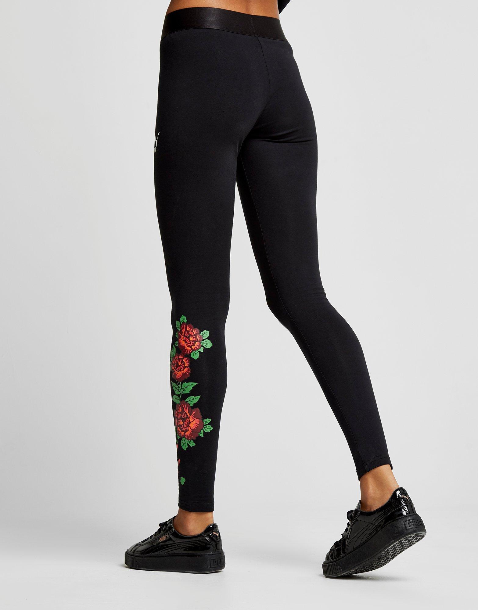 puma floral leggings