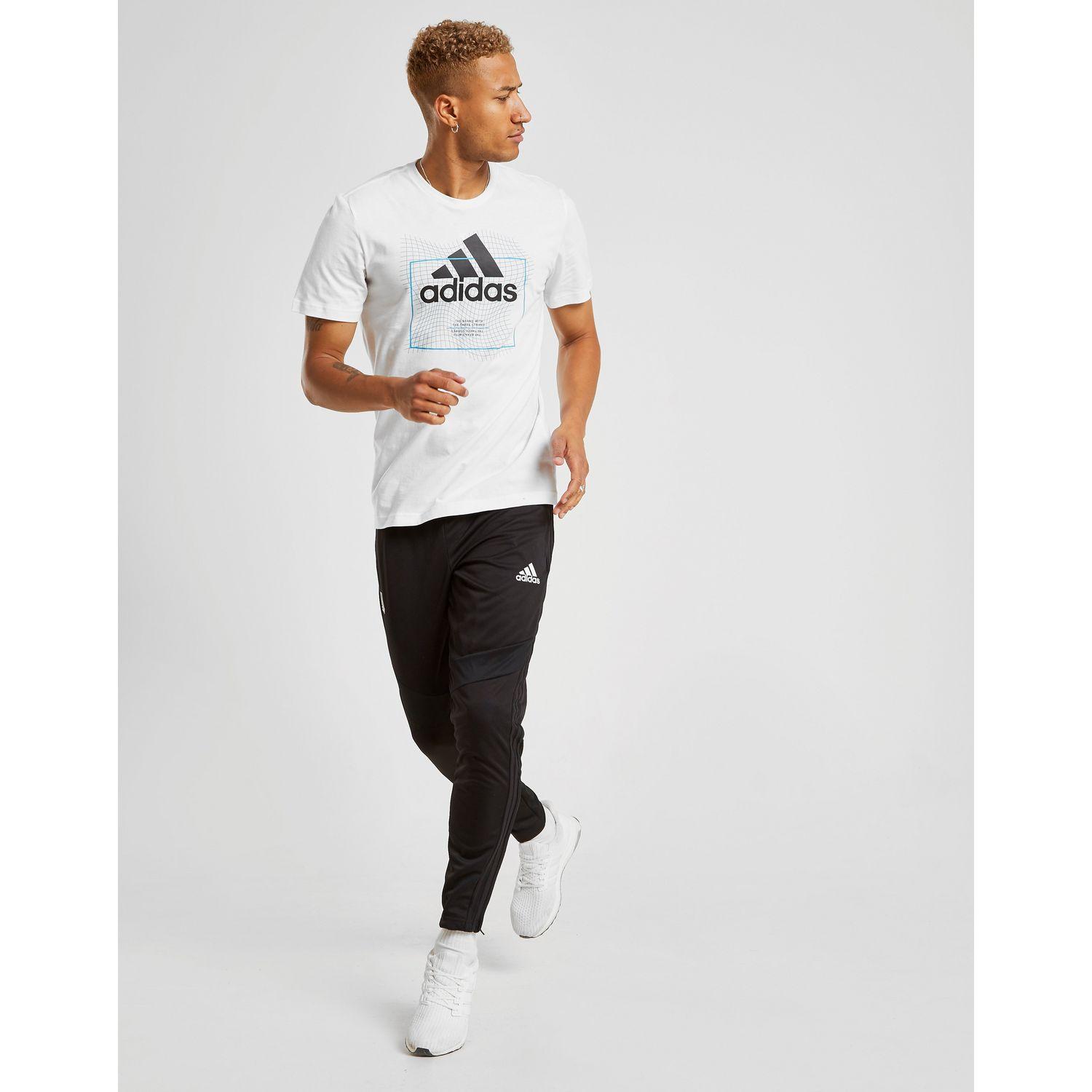 adidas tan training tracksuit bottoms