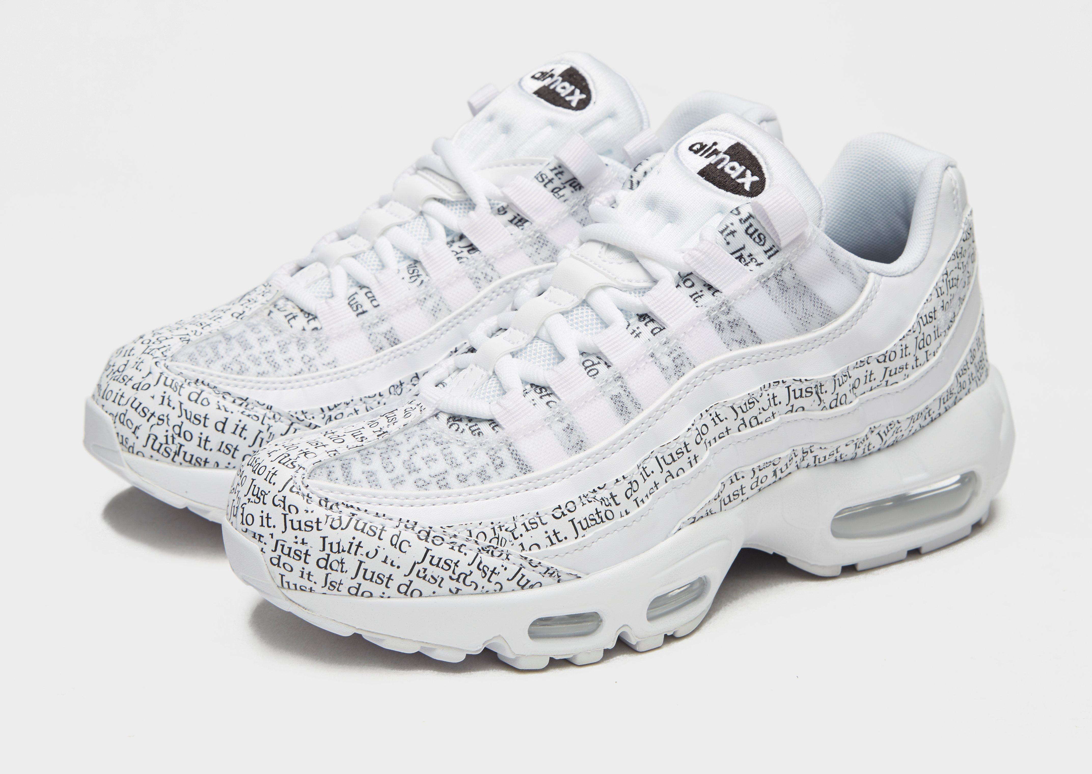 Nike Leather Air Max 95 'just Do It' in White - Lyst