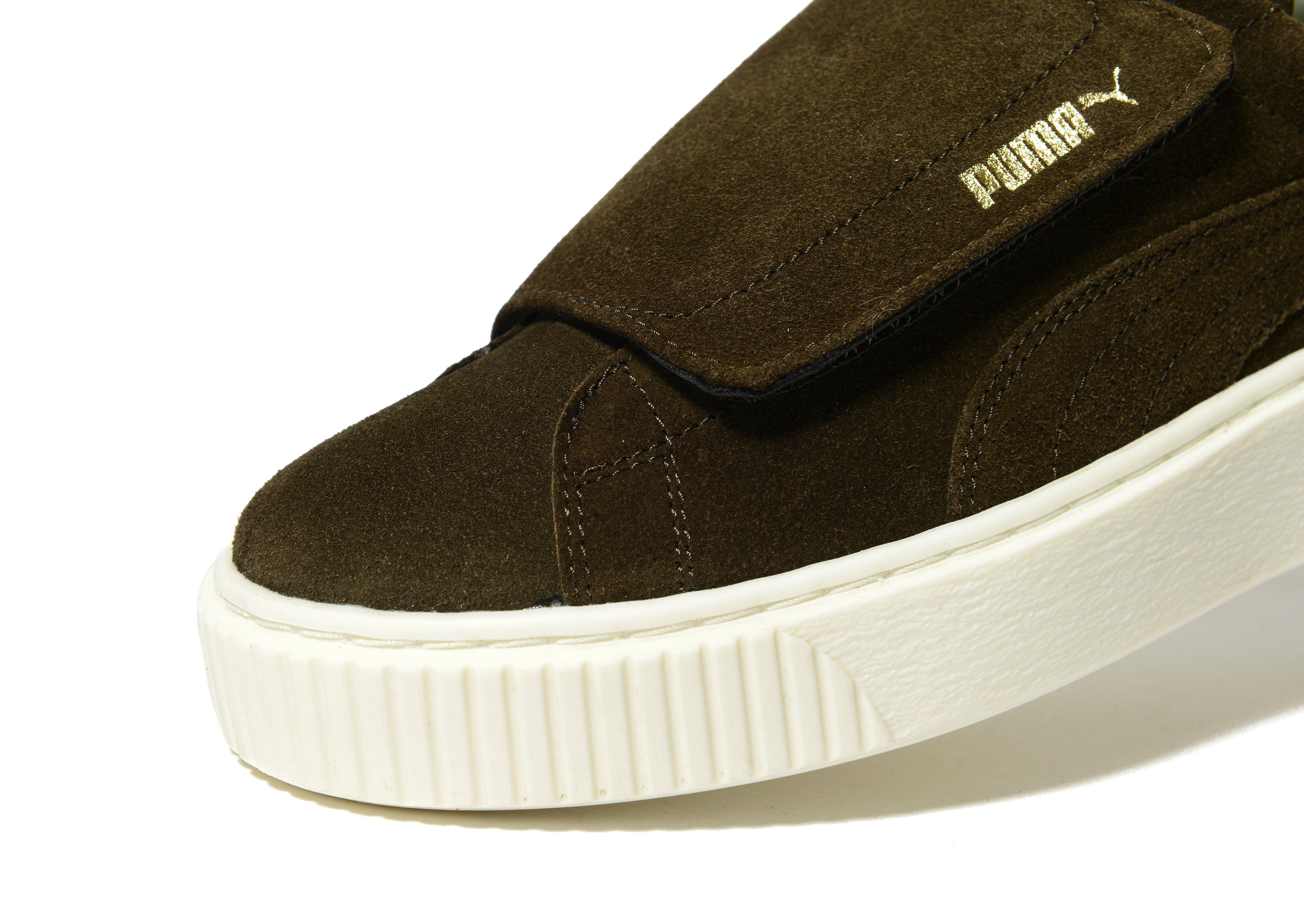 puma basket platform velcro