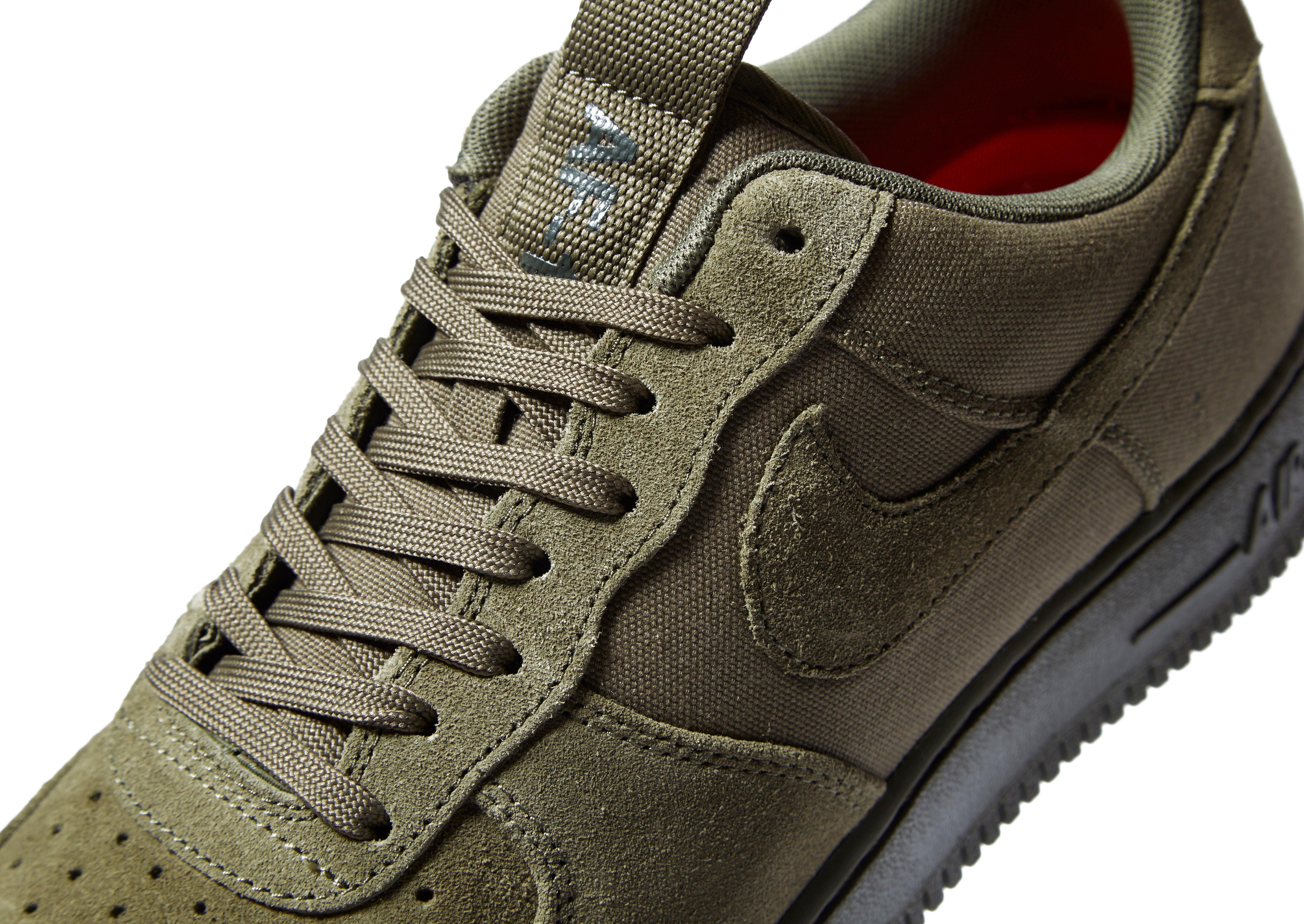 air force 1 canvas green