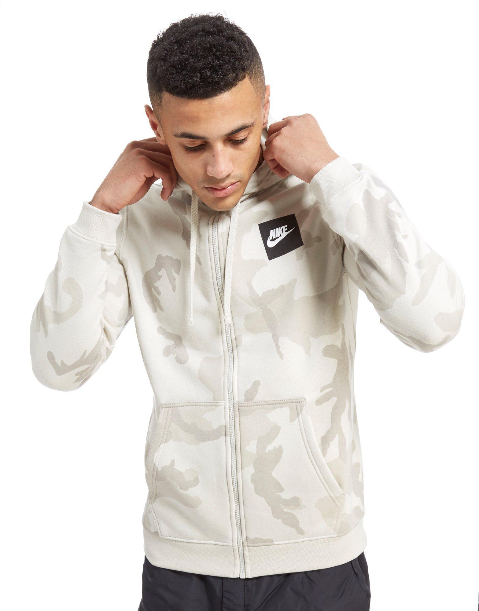 nike white camo jacket