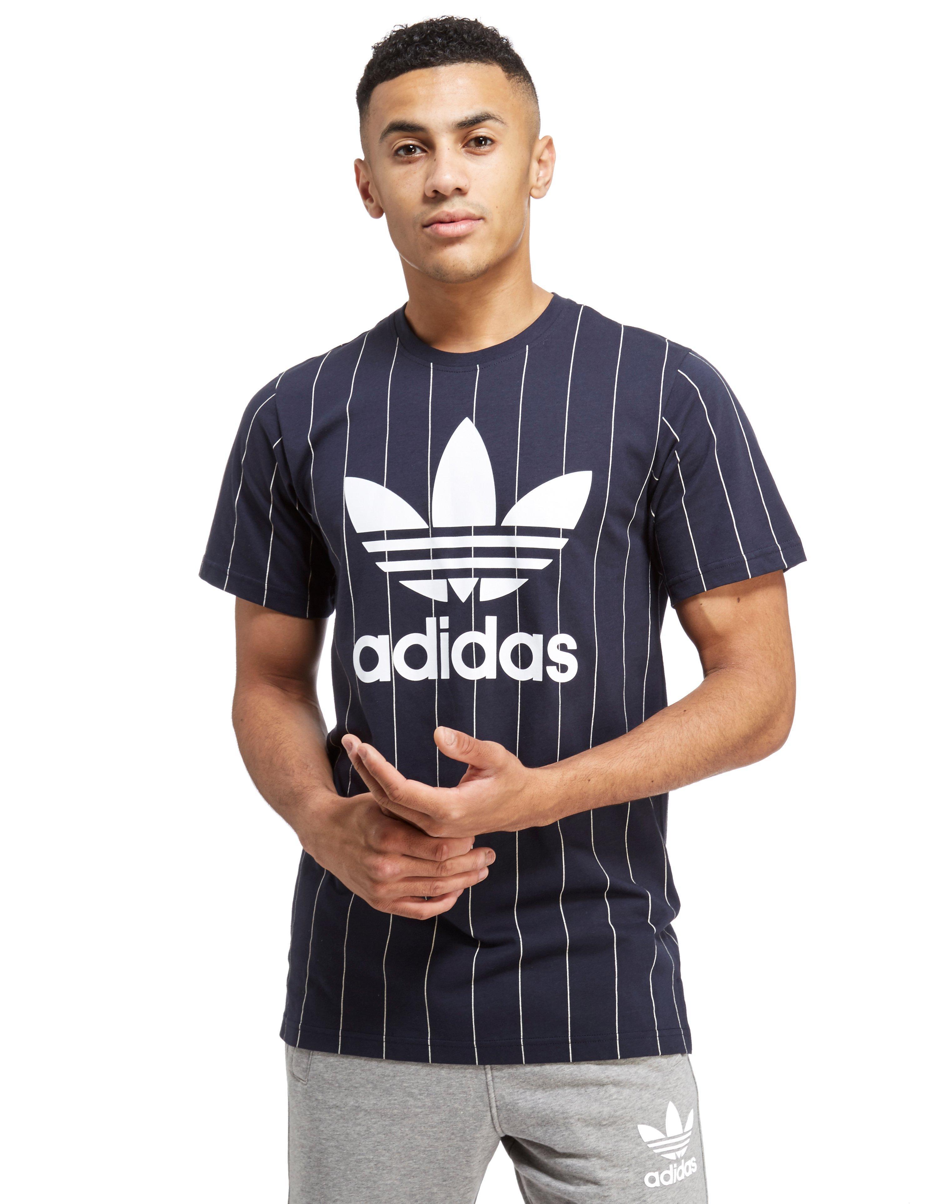 adidas pinstripe t shirt