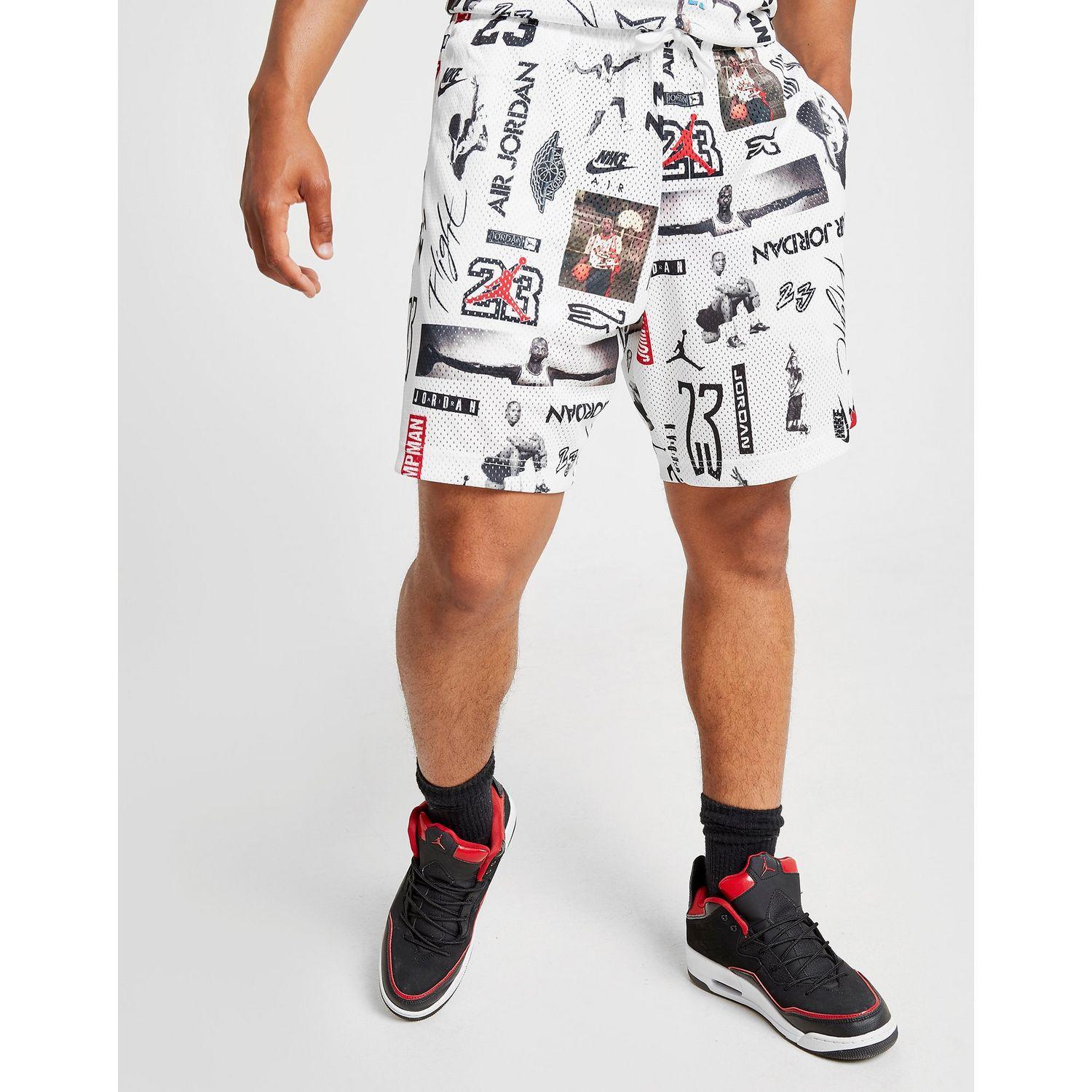 jordan all over print shorts