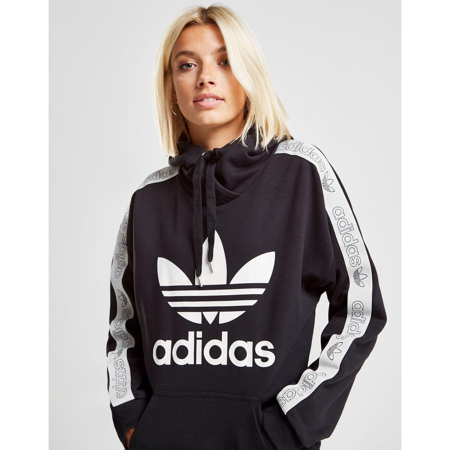 adidas women's changeover tape crewneck sweatshirt