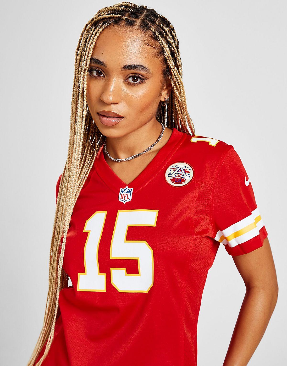 Red Nike NFL Kansas City Chiefs Mahomes #15 Jersey Women's