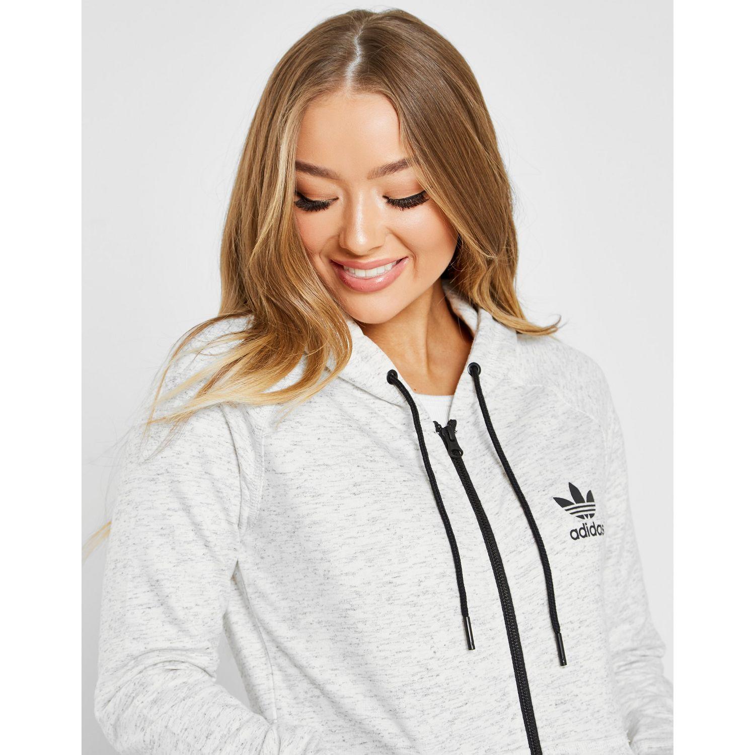 adidas originals space dye full zip hoodie