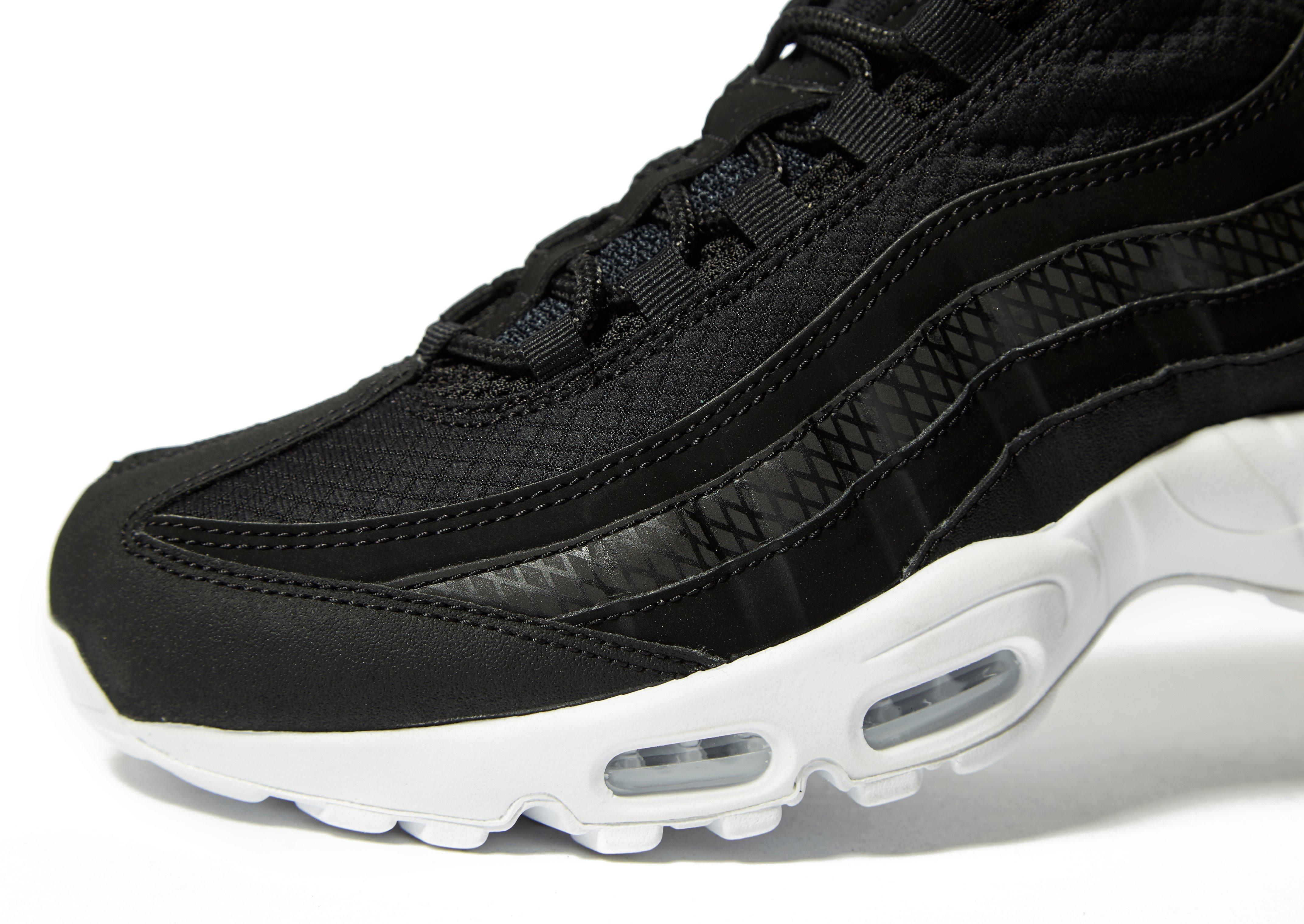 Nike Leather Air Max 95 Se in Black/White (Black) for Men - Lyst