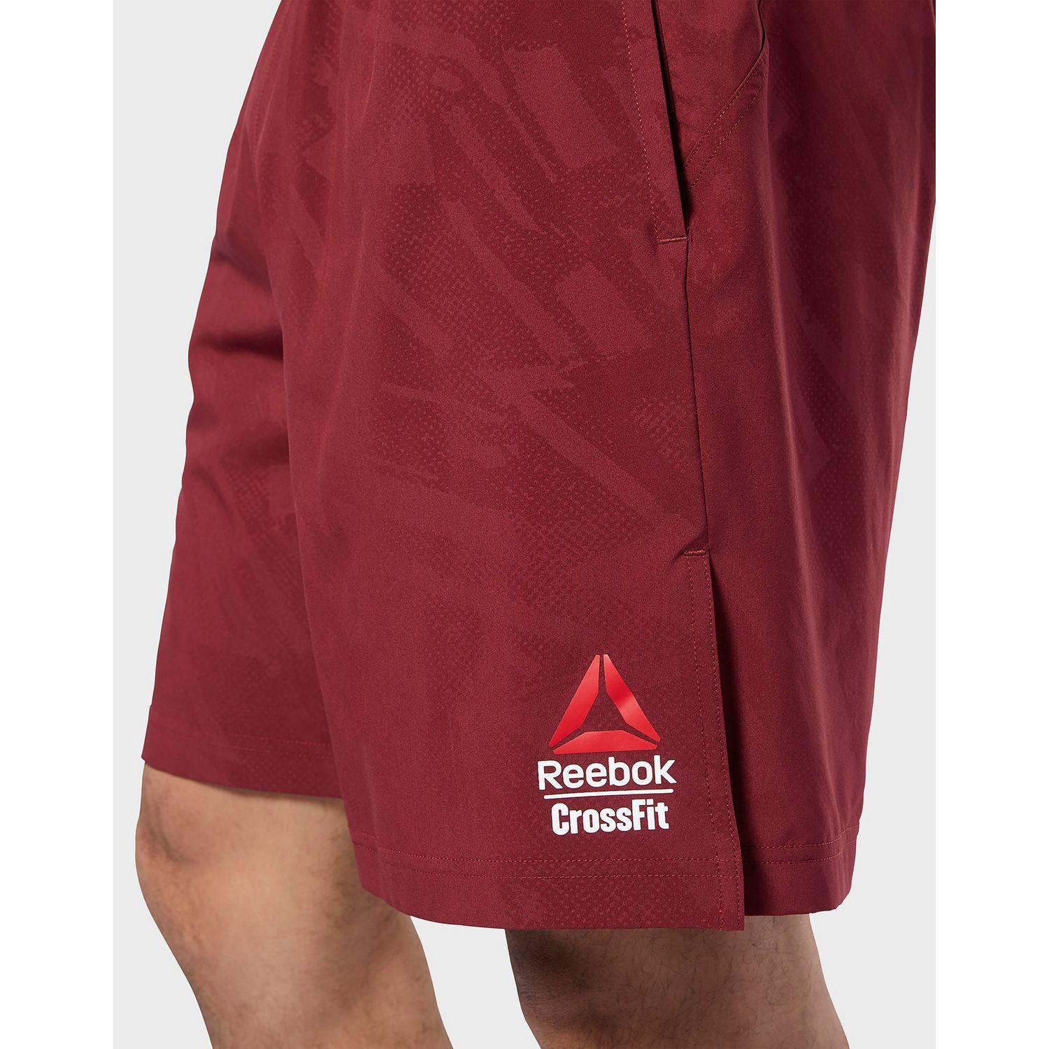 red crossfit shorts