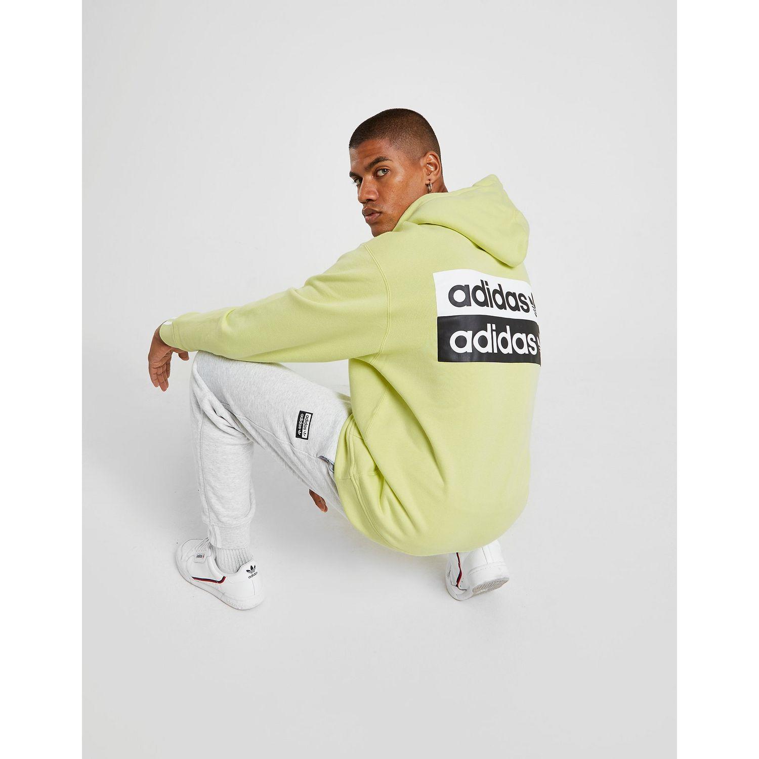 bright green adidas hoodie