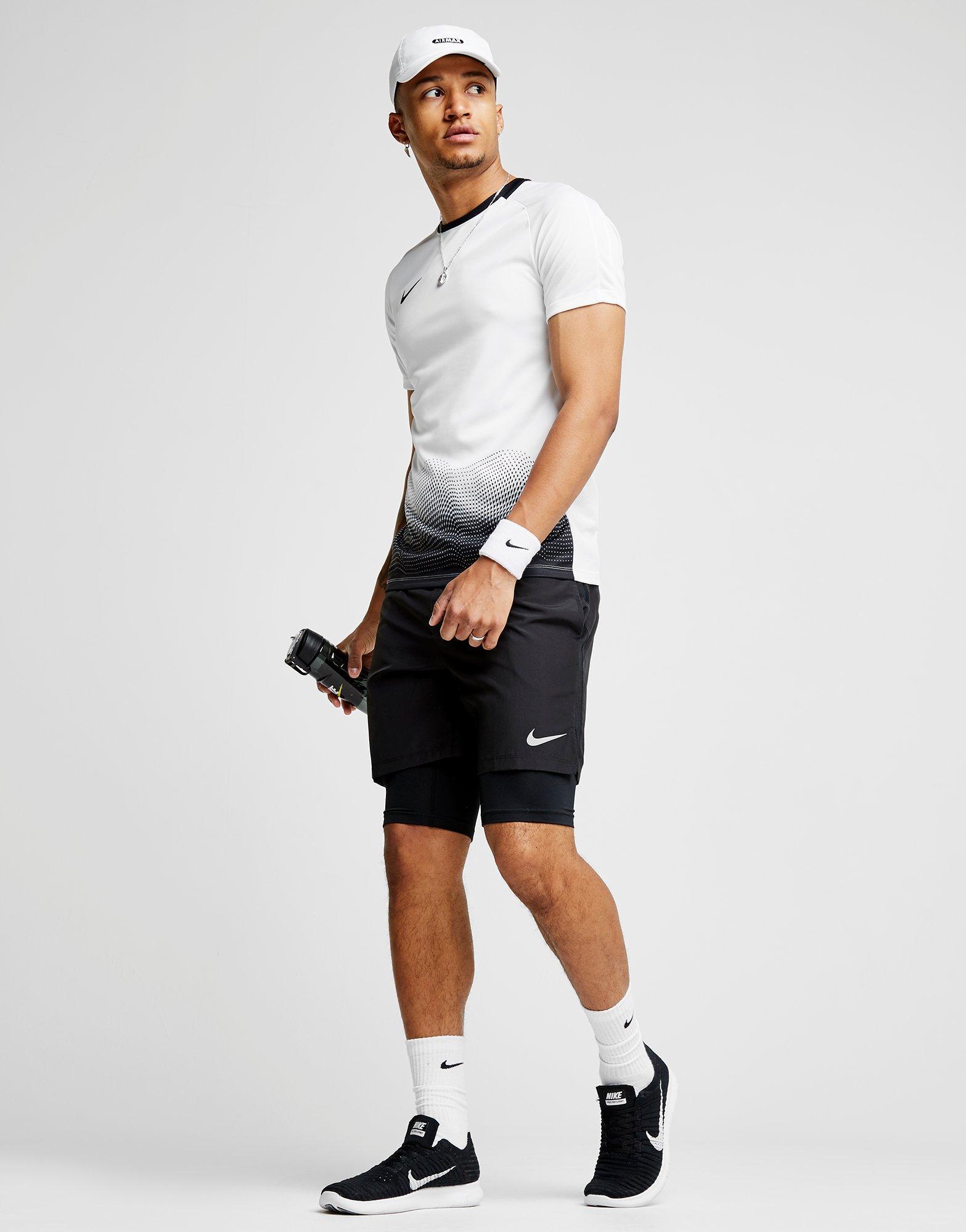 nike challenger 2 in 1 shorts