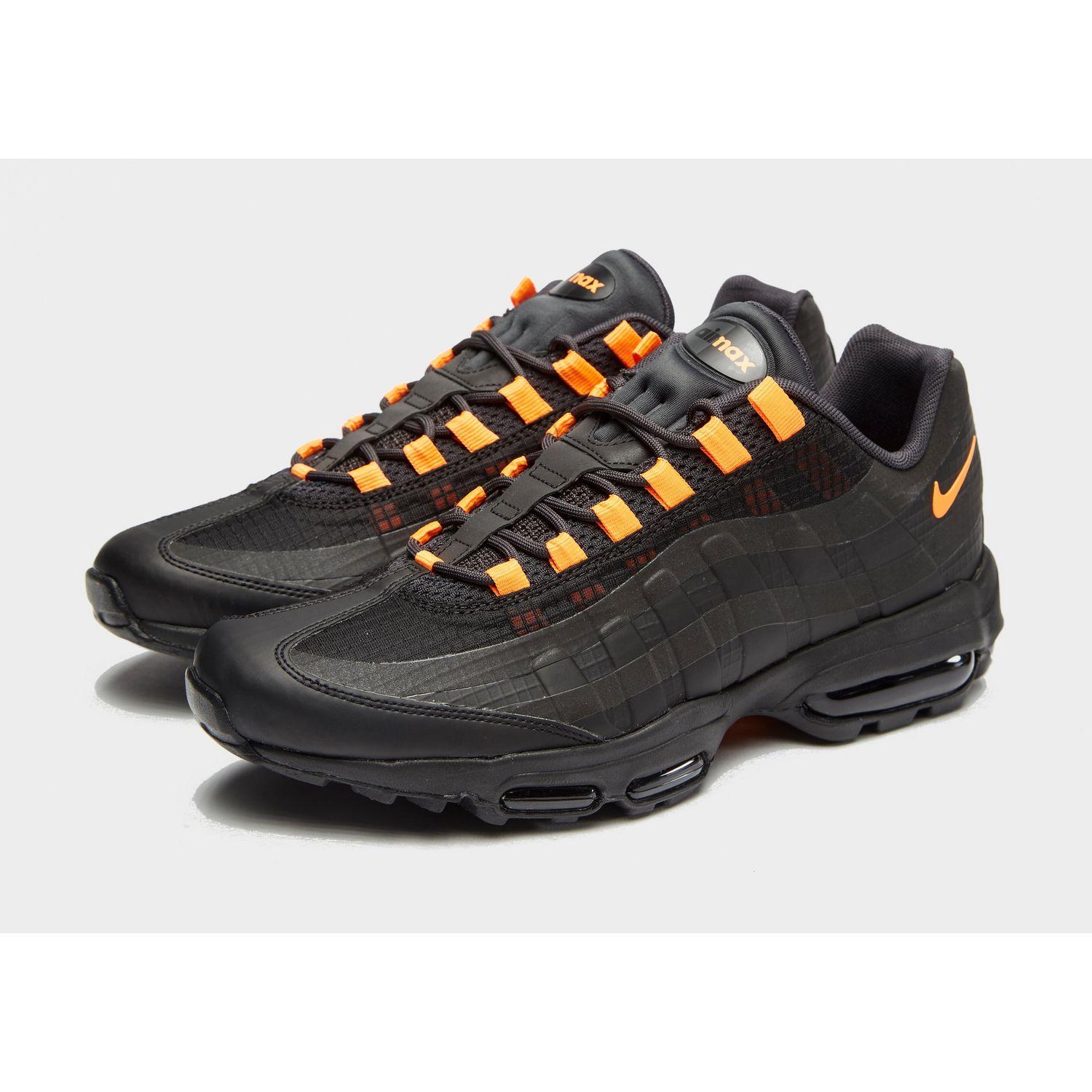 Nike Synthetic Air Max 95 Ultra Se in Black/Orange (Black) for Men ...