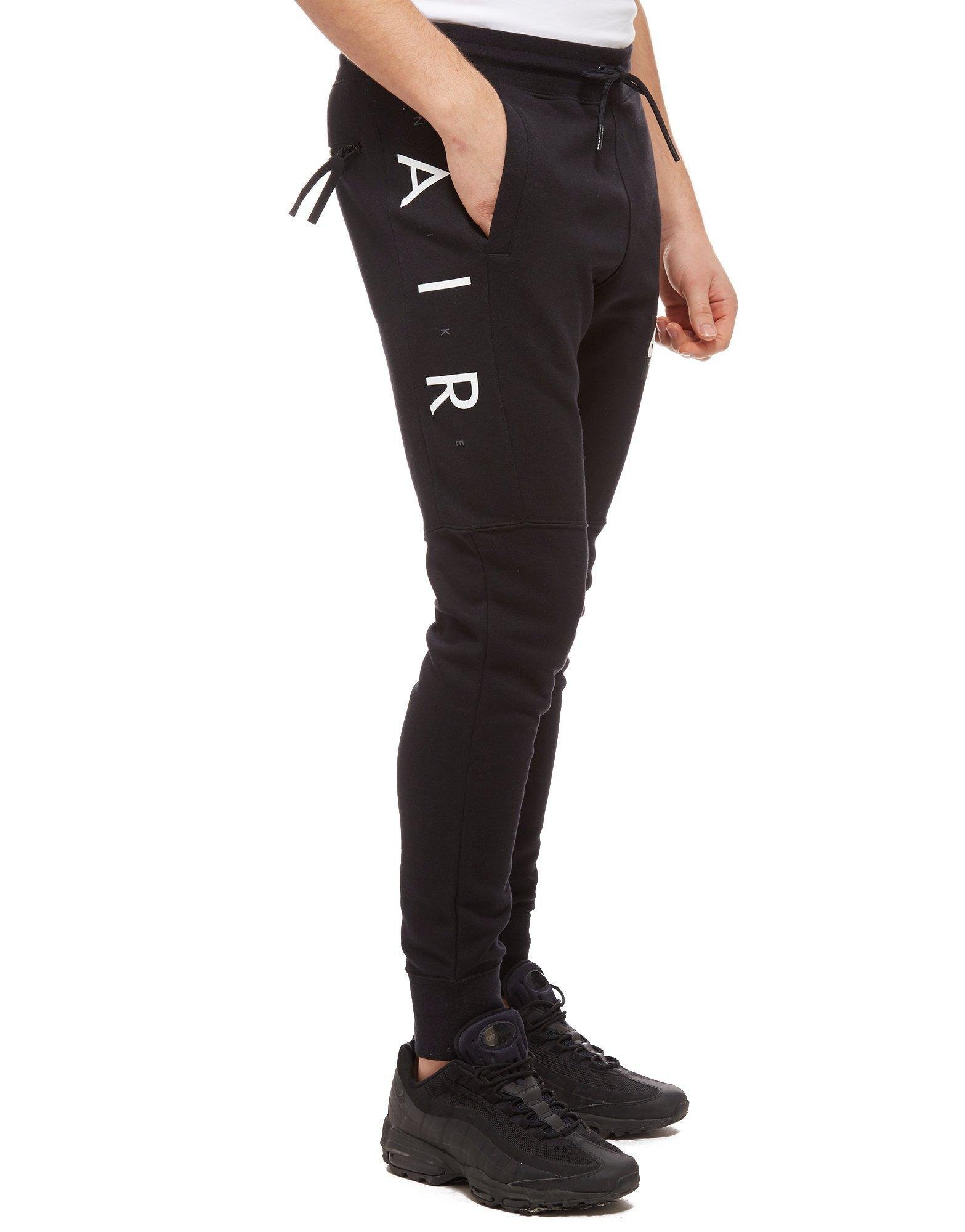 Nike Air Fleece Pants in Black for Men 