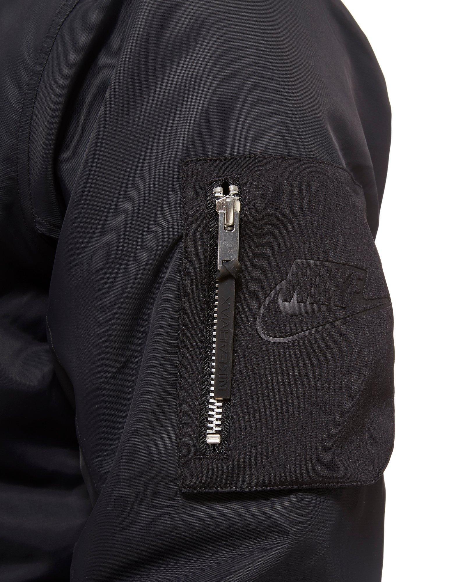 Nike Synthetic Air Max Woven Jacket in Black for Men - Lyst