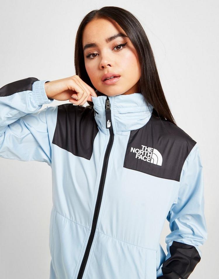 north face panel wind jacket pink