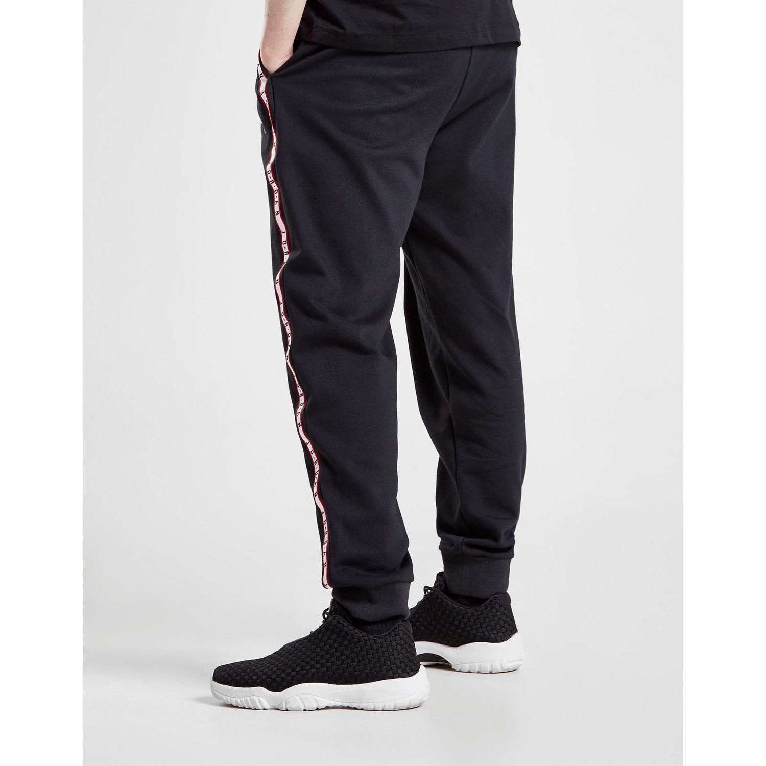 jordan fleece tape track pants