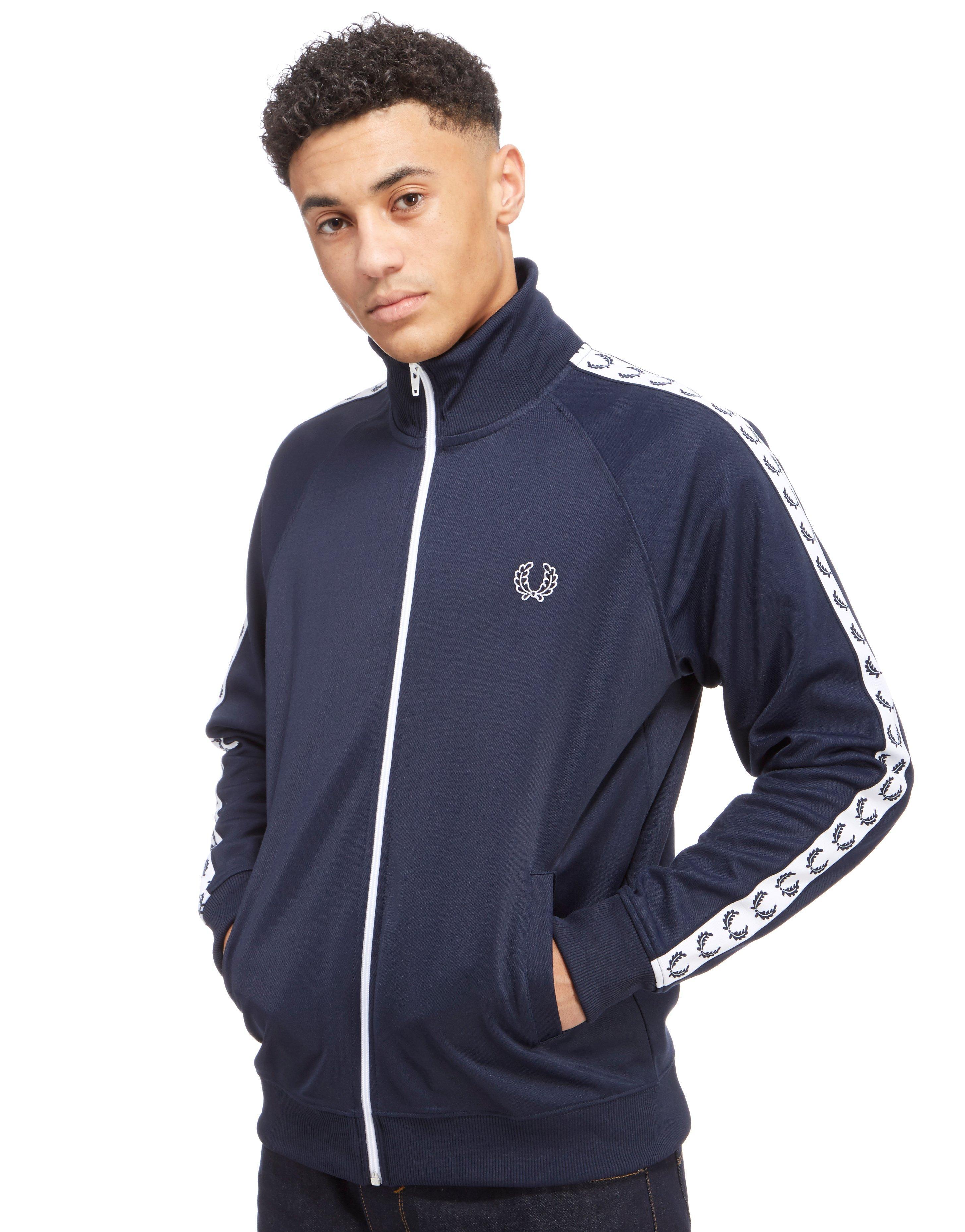 fred perry utility track jacket