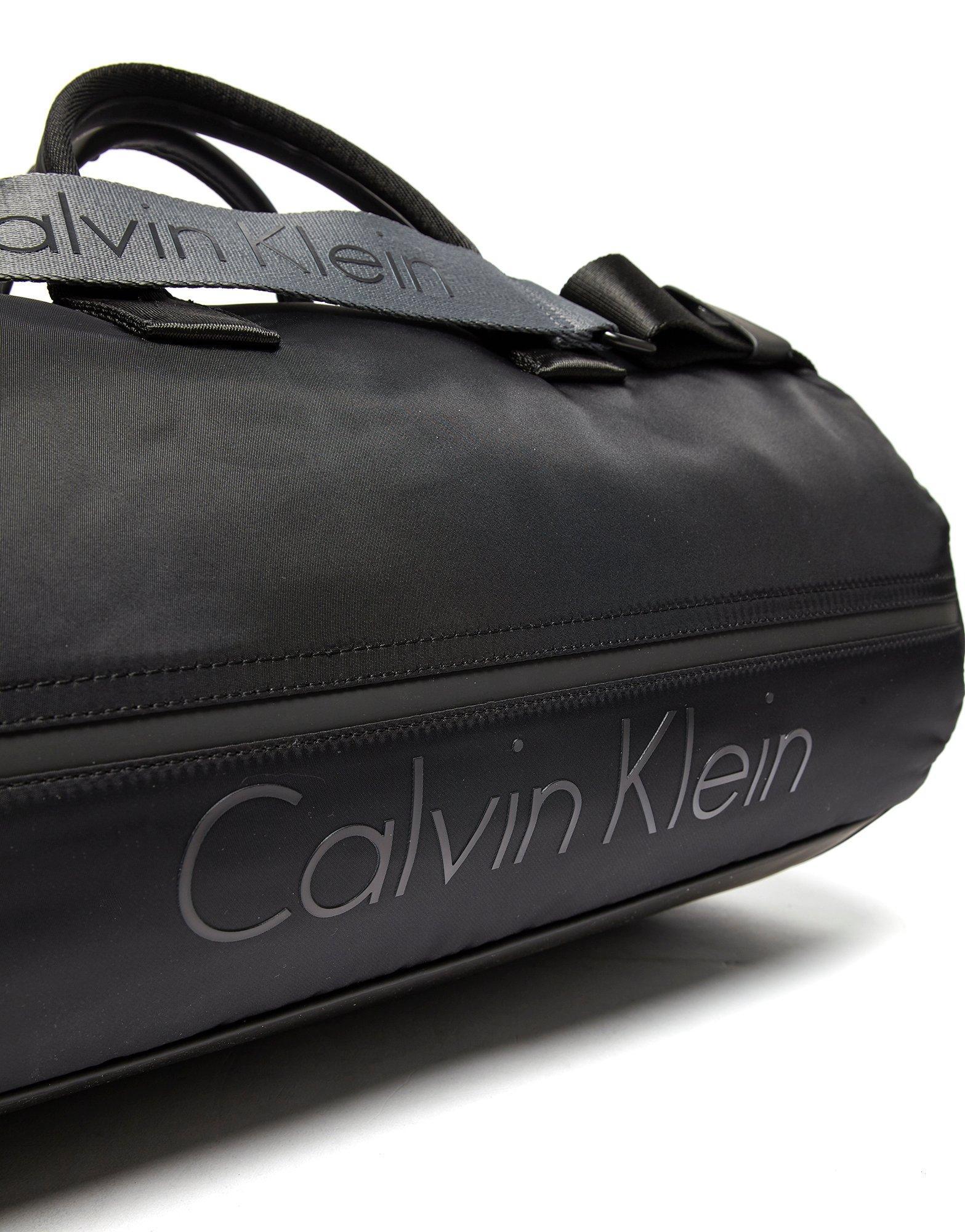 calvin klein black duffle bag