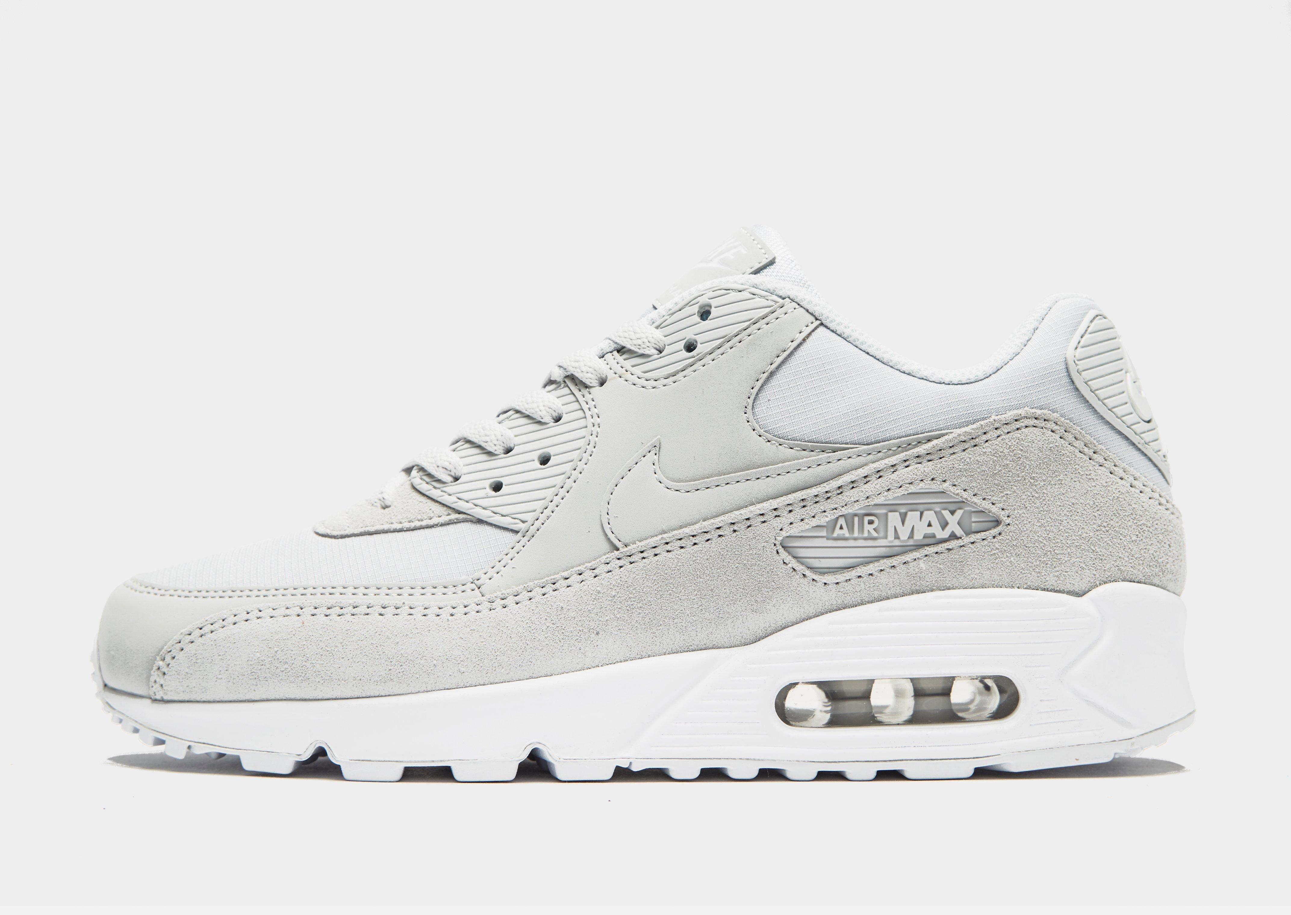 Nike Leather Air Max 90 Essential Gymnastics Shoes in Grey (Gray) for Men -  Lyst