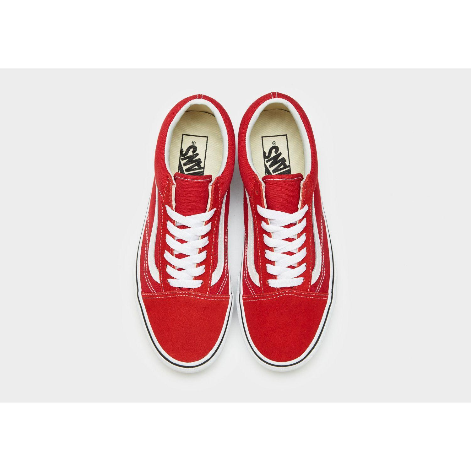 red platform vans