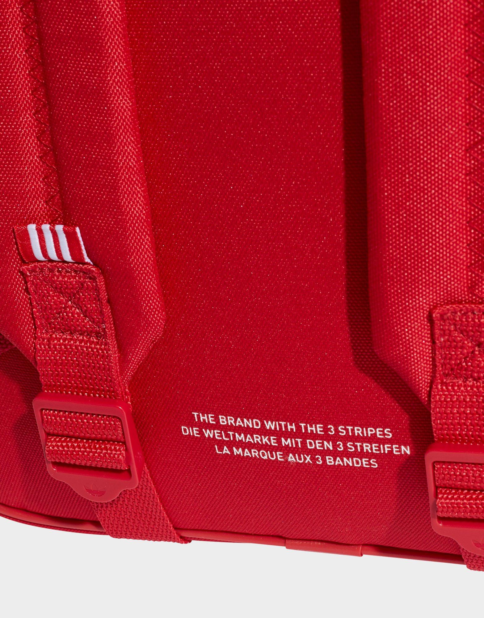 adidas trefoil backpack red