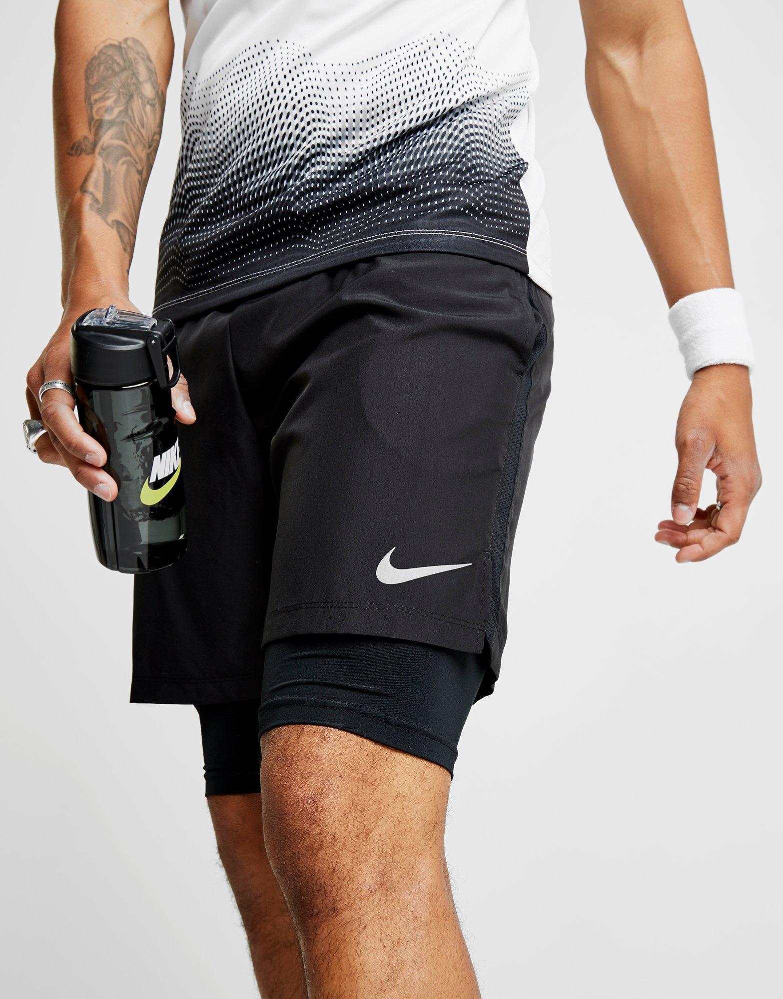 nike challenger shorts 2 in 1