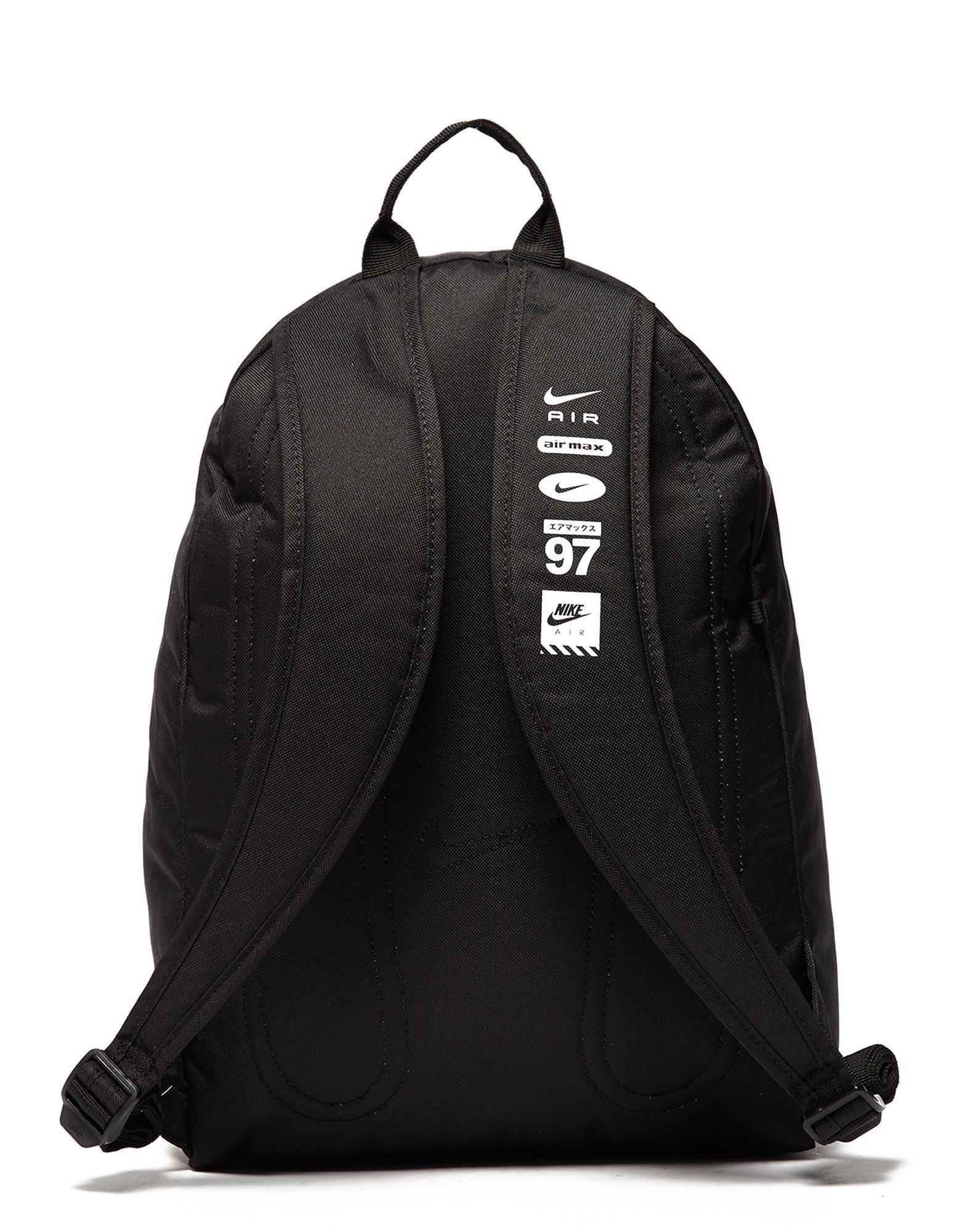 nike halfday backpack black and white