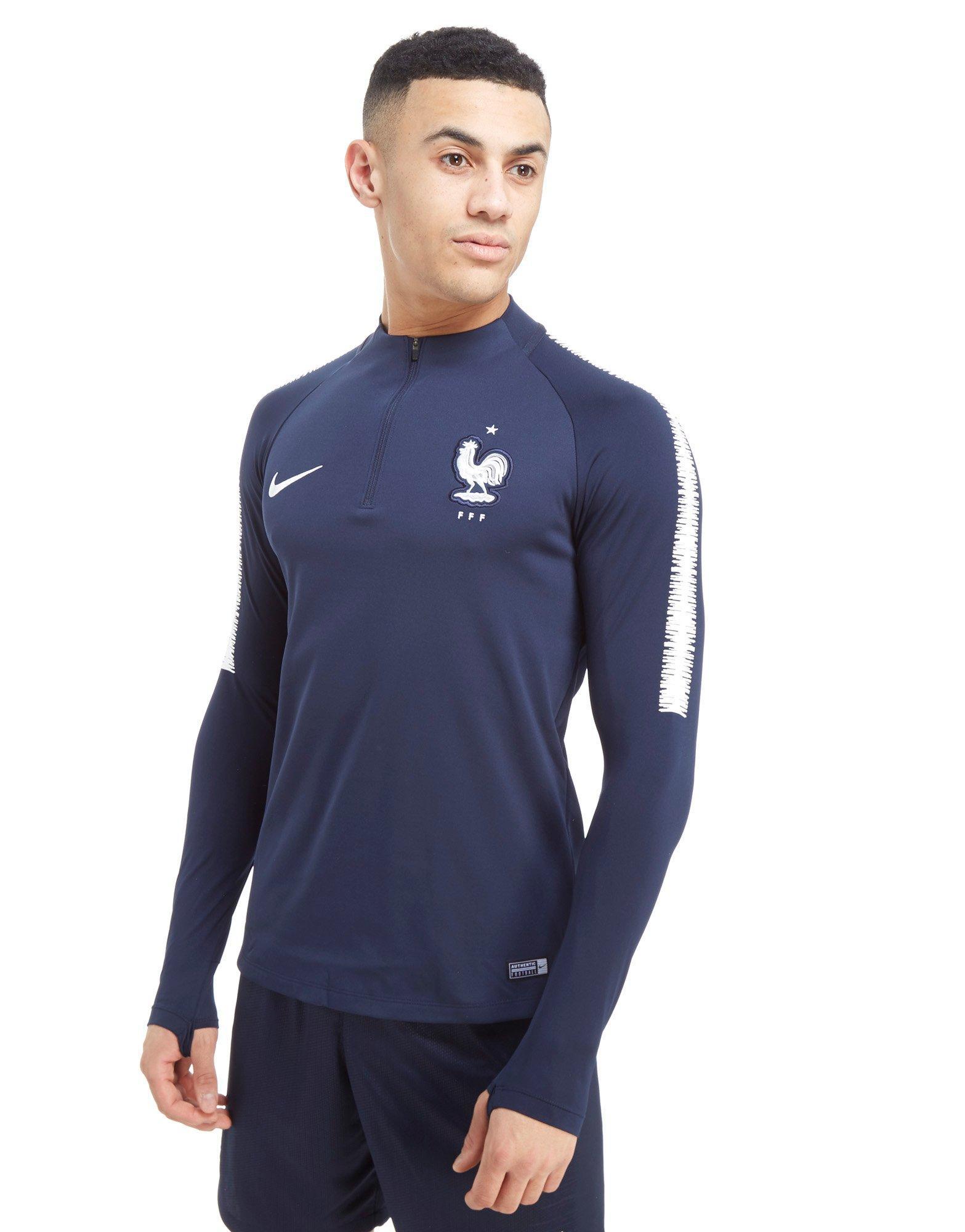 nike france squad drill top