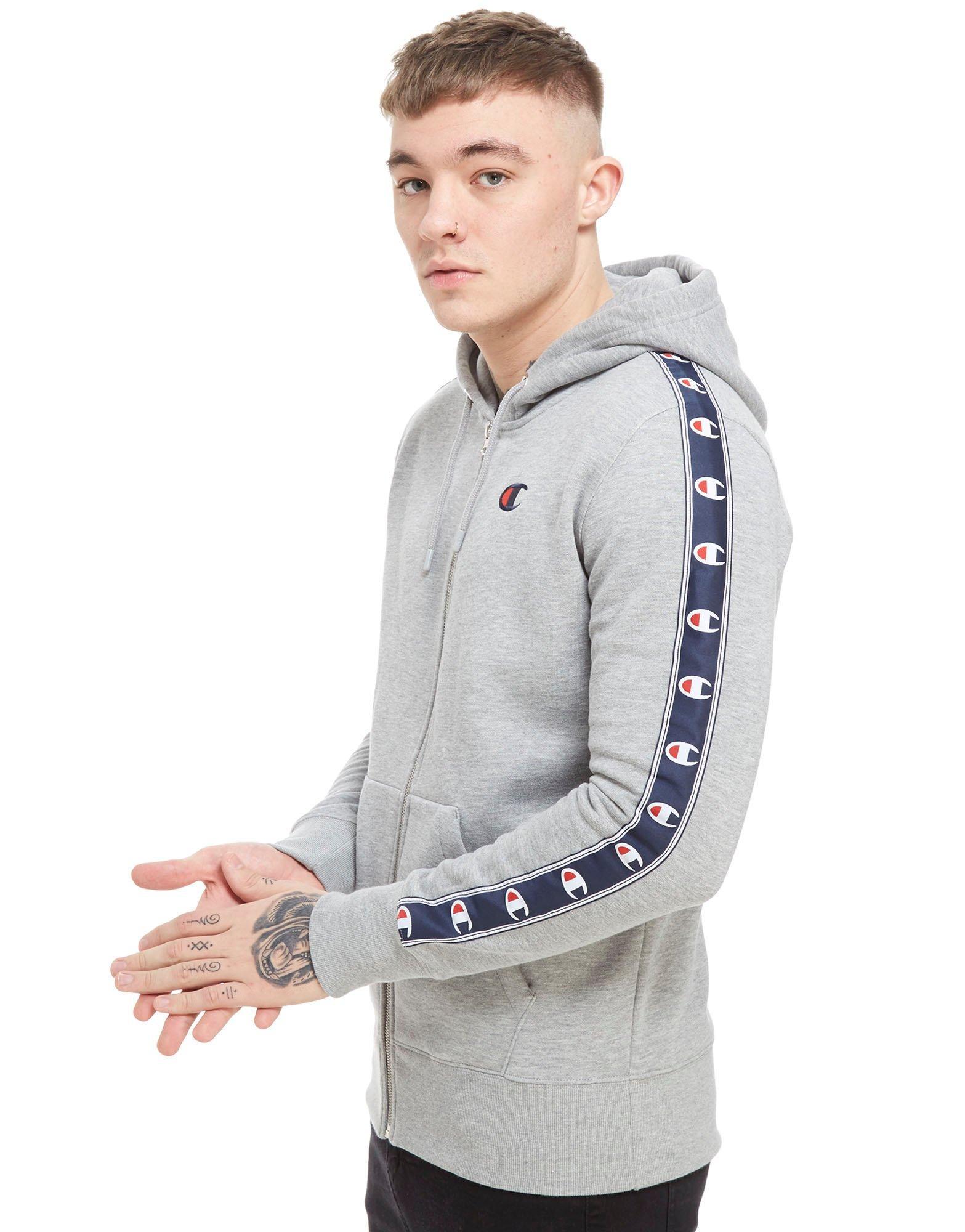 Champion Cotton Tape Full Zip Hoodie in 