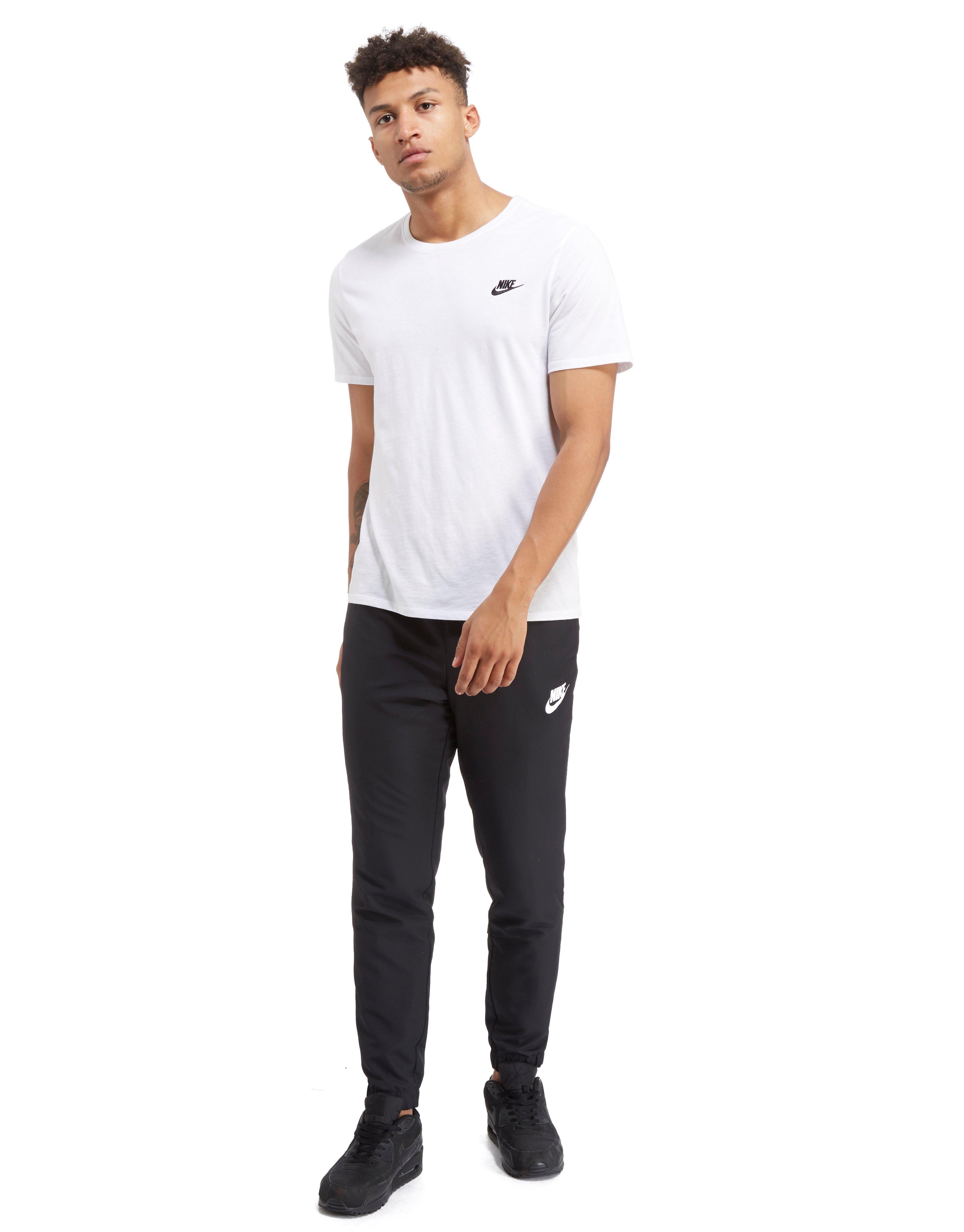Nike Cotton Shut Out 2 Woven Pants in Black/White (Black) for Men - Lyst