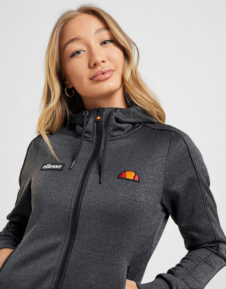 ellesse piping panel full zip hoodie