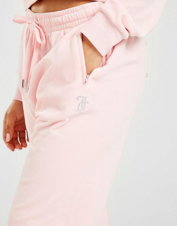 juicy couture diamante velour joggers women's