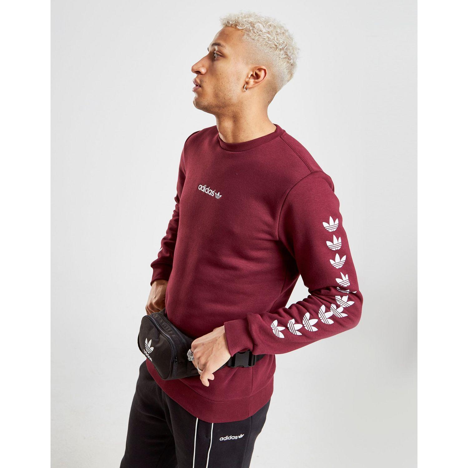 adidas originals tape qqr crew sweatshirt