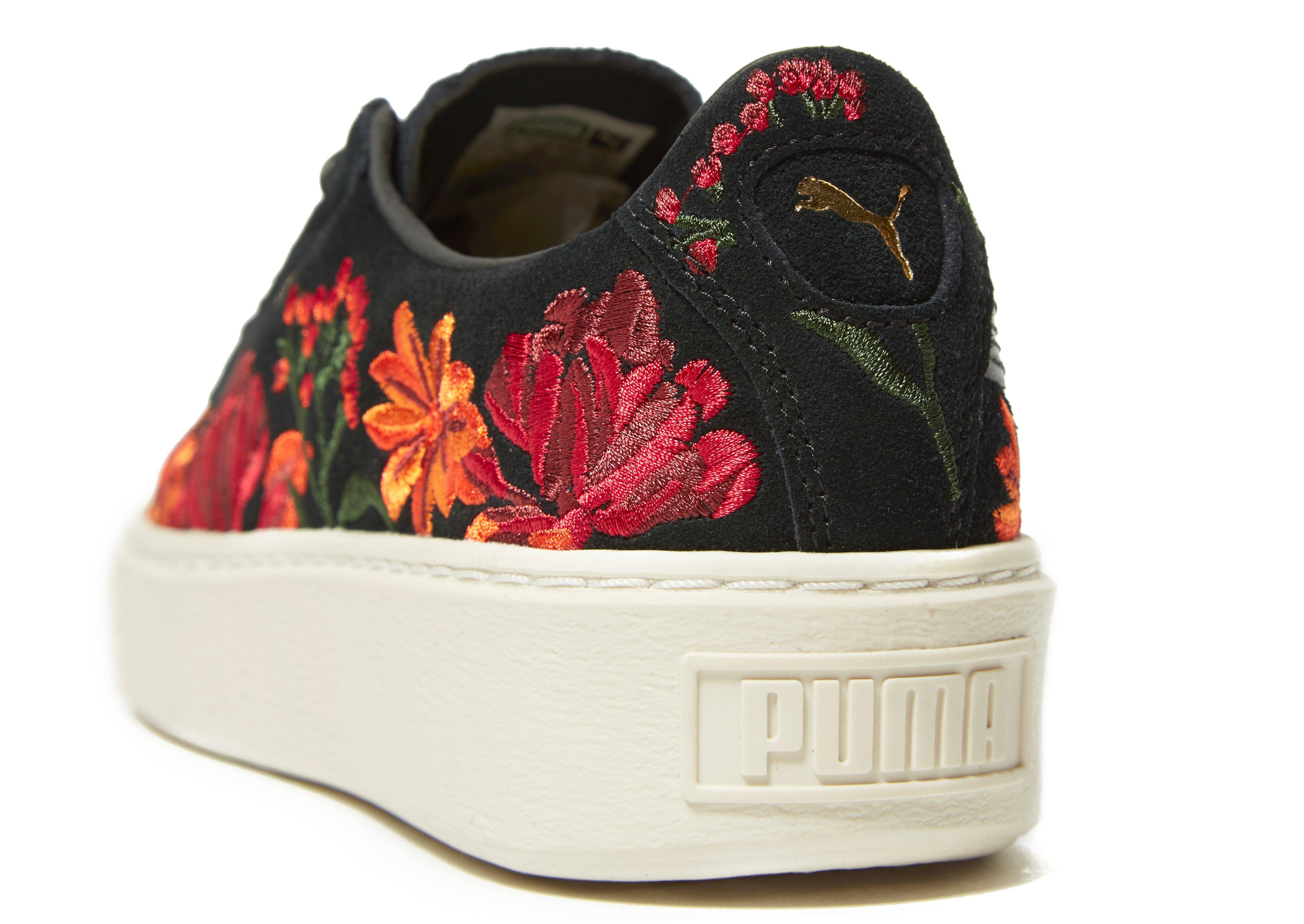 puma floral trainers
