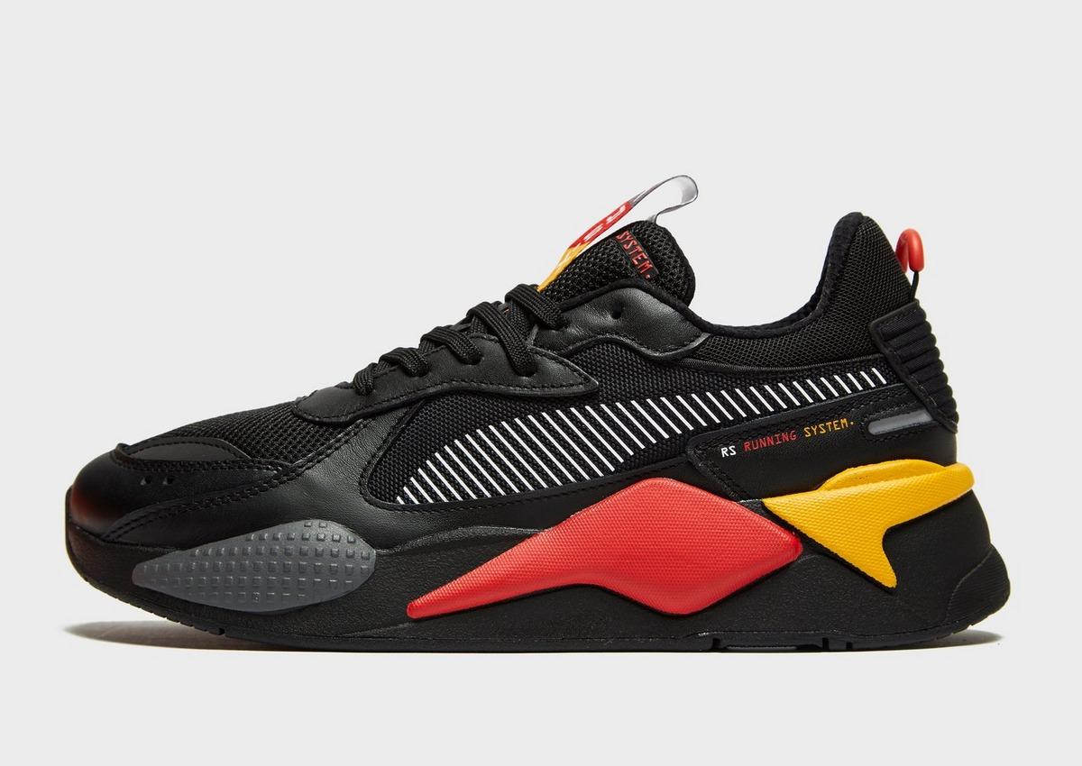 puma rs x red black