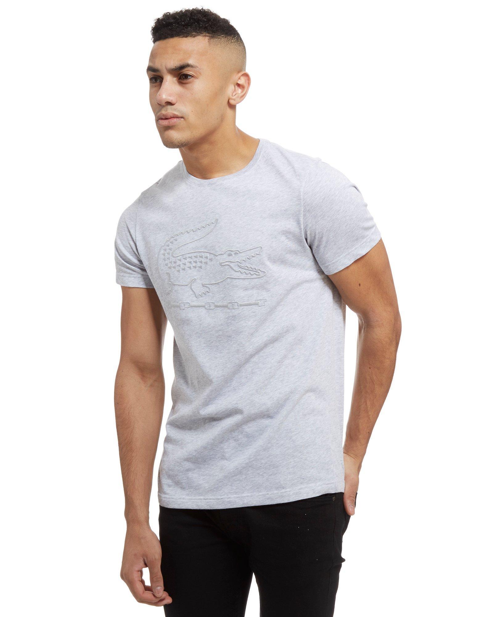 lacoste embossed t shirt