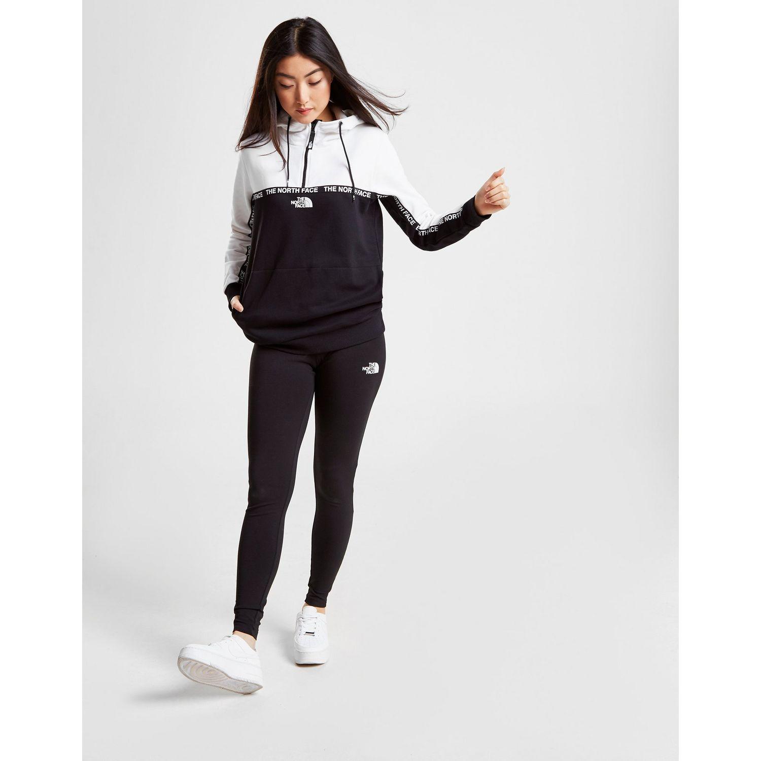 the north face tape crop hoodie