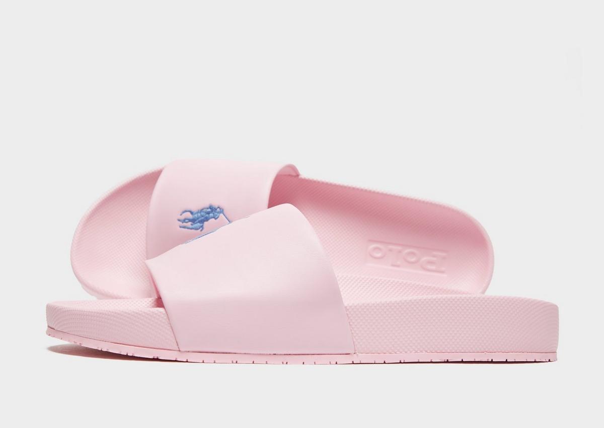 Pink polo slides Clearance