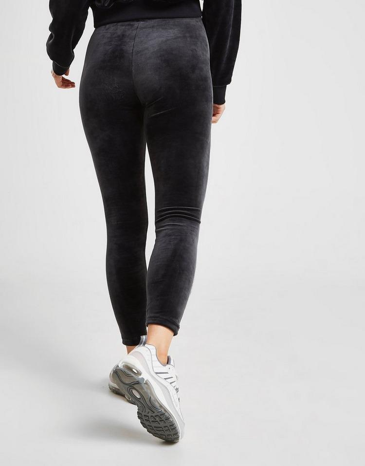 Nike Heritage Velvet Leggings in Black/White (Black) - Lyst