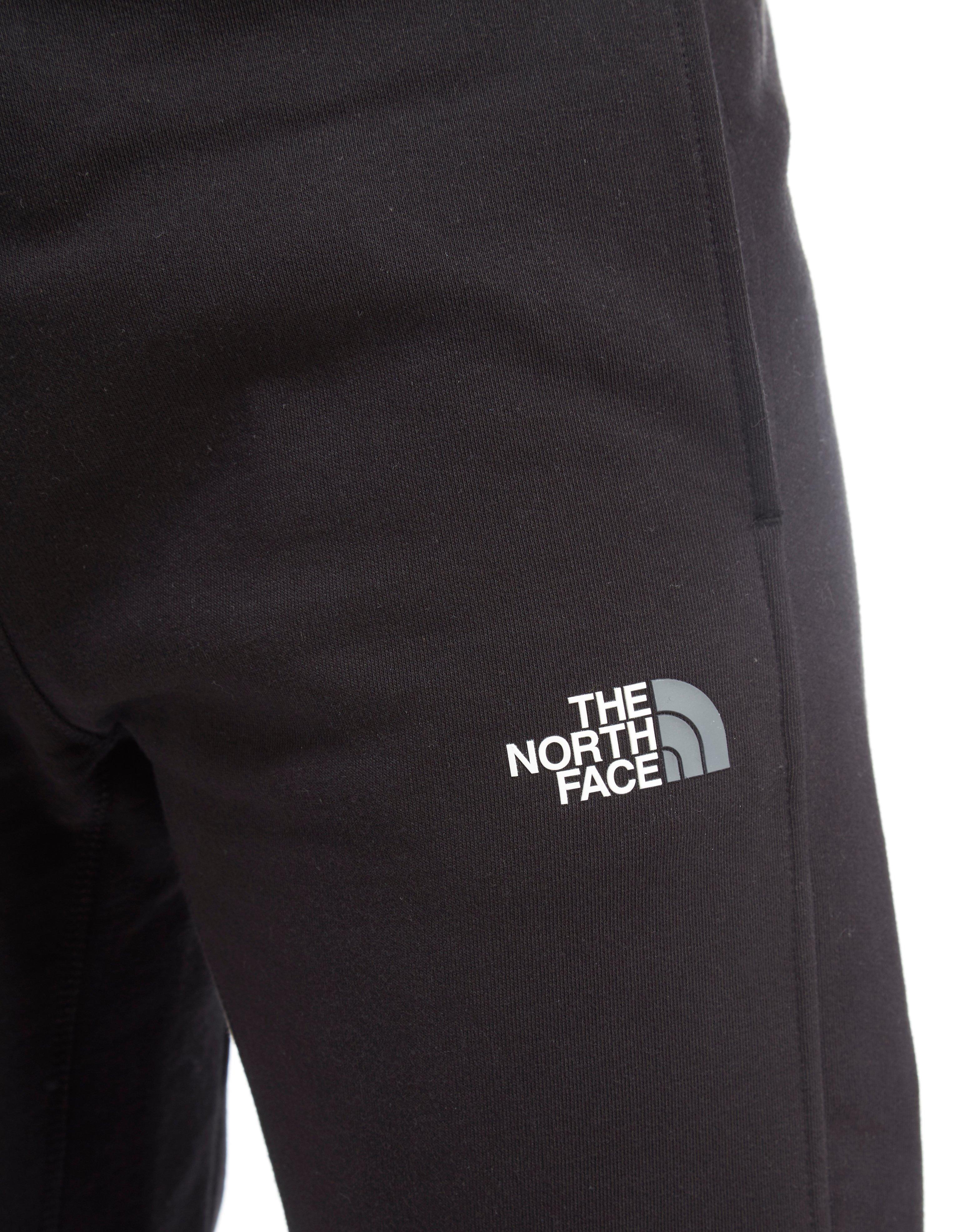 north face black track pants