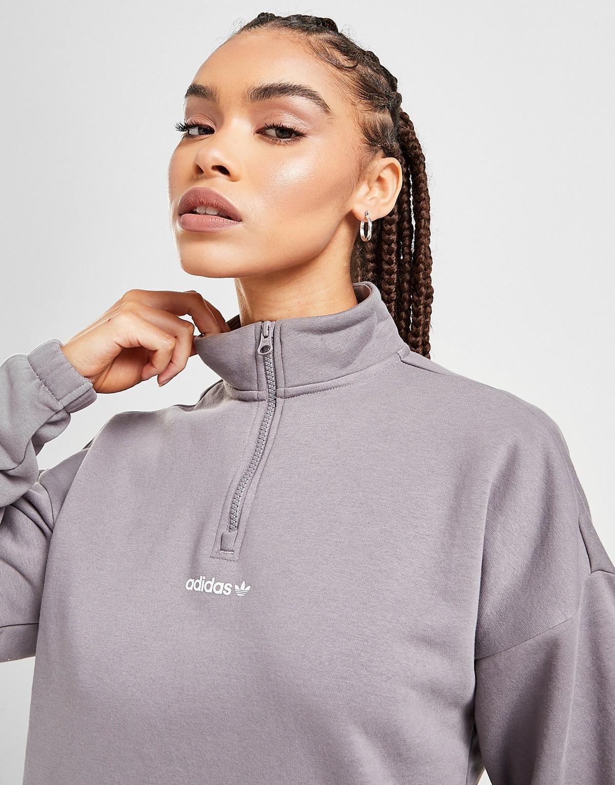 adidas purple sweatshirt womens