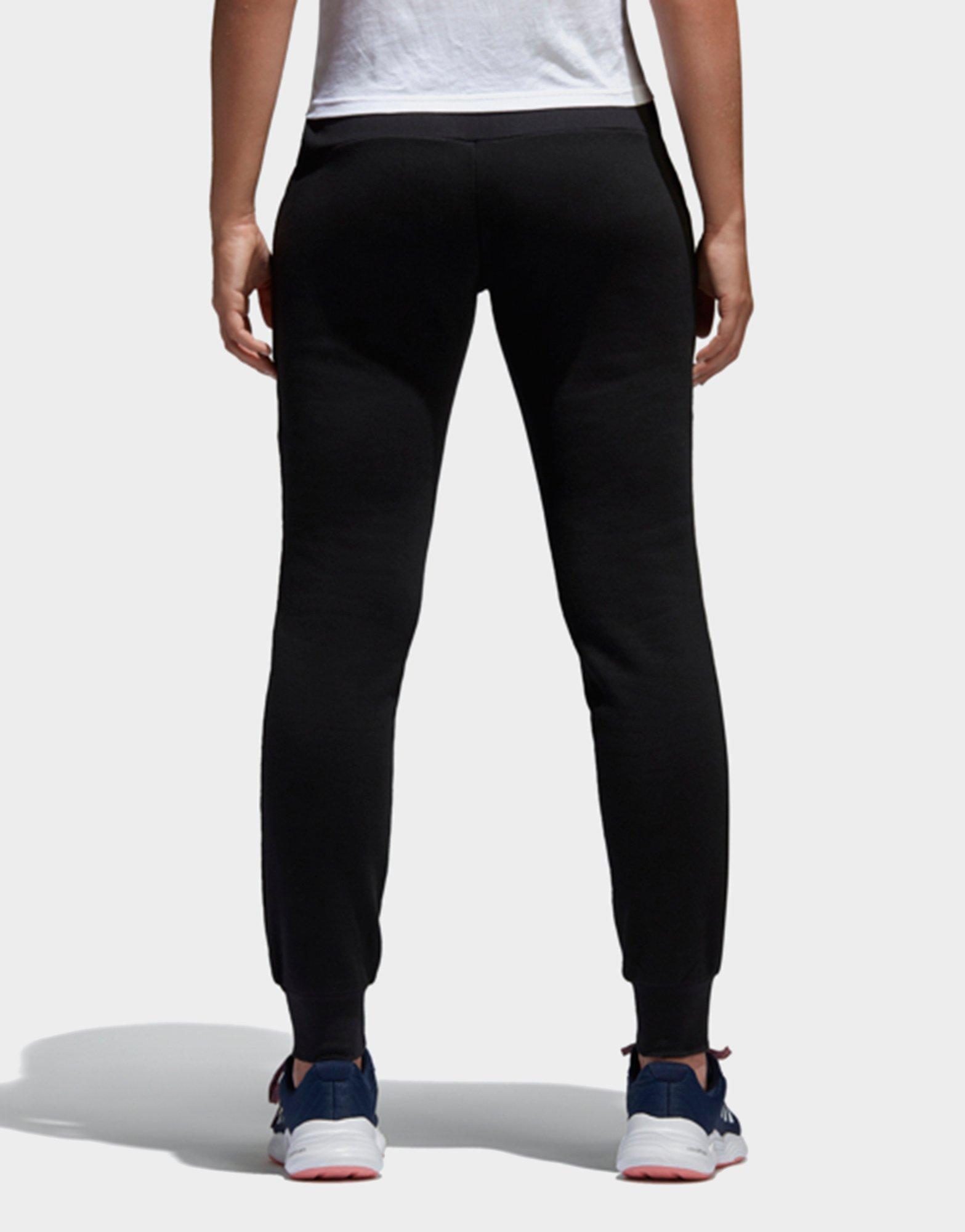 adidas essentials logo cuffed pants