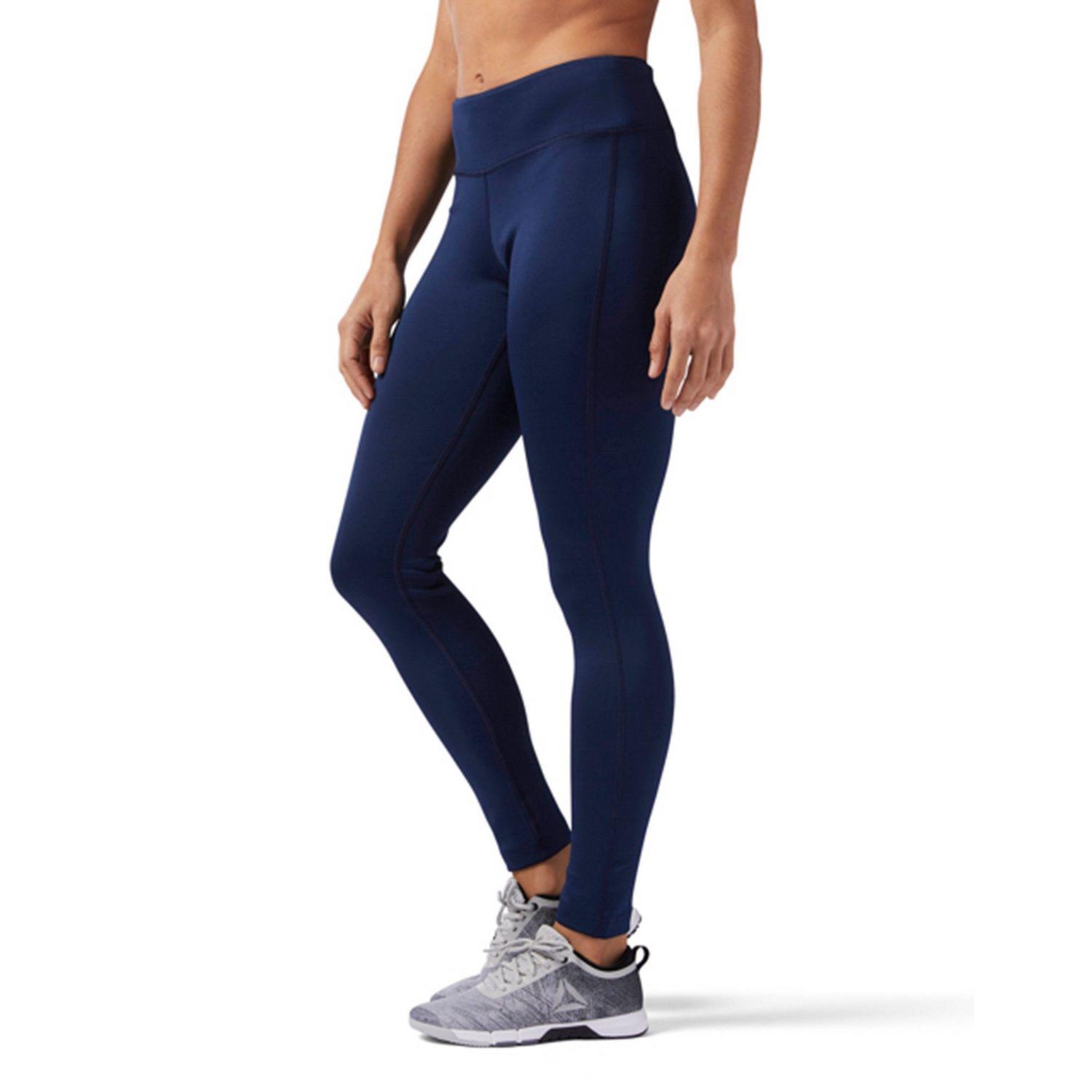 reebok blue tights