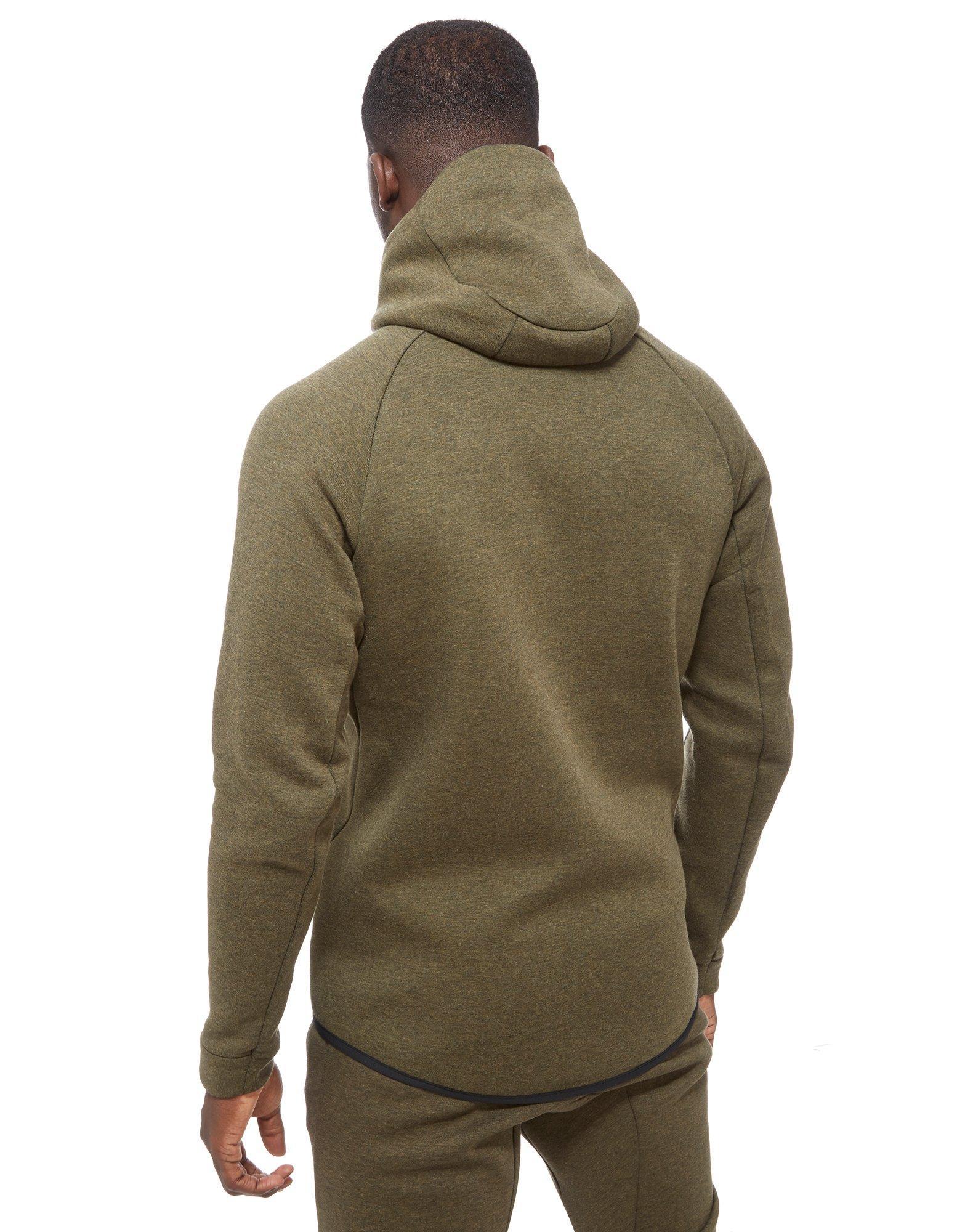 Lyst Nike Tech Fleece Hoody in Green for Men