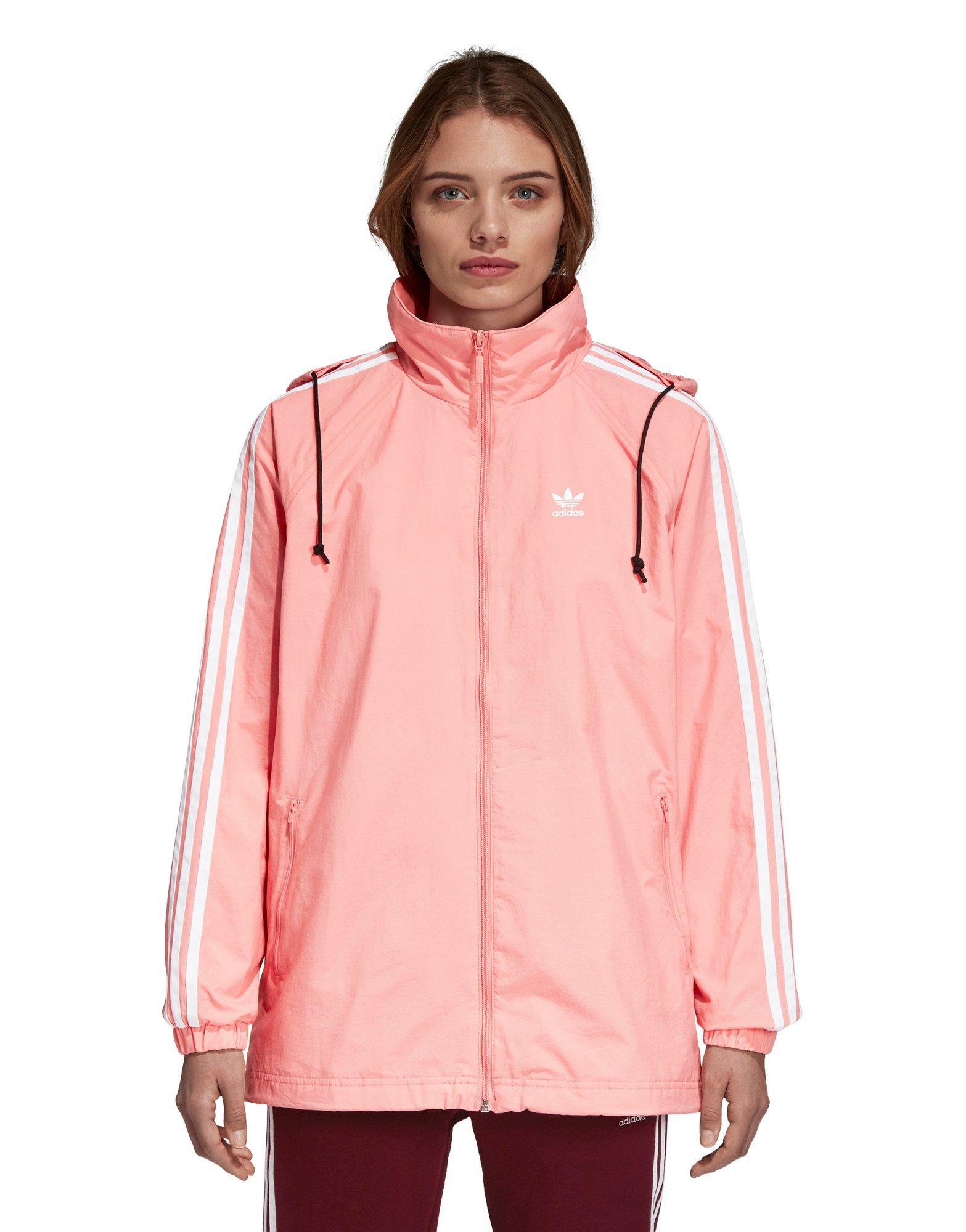 adidas Stadium Jacket in Pink - Lyst