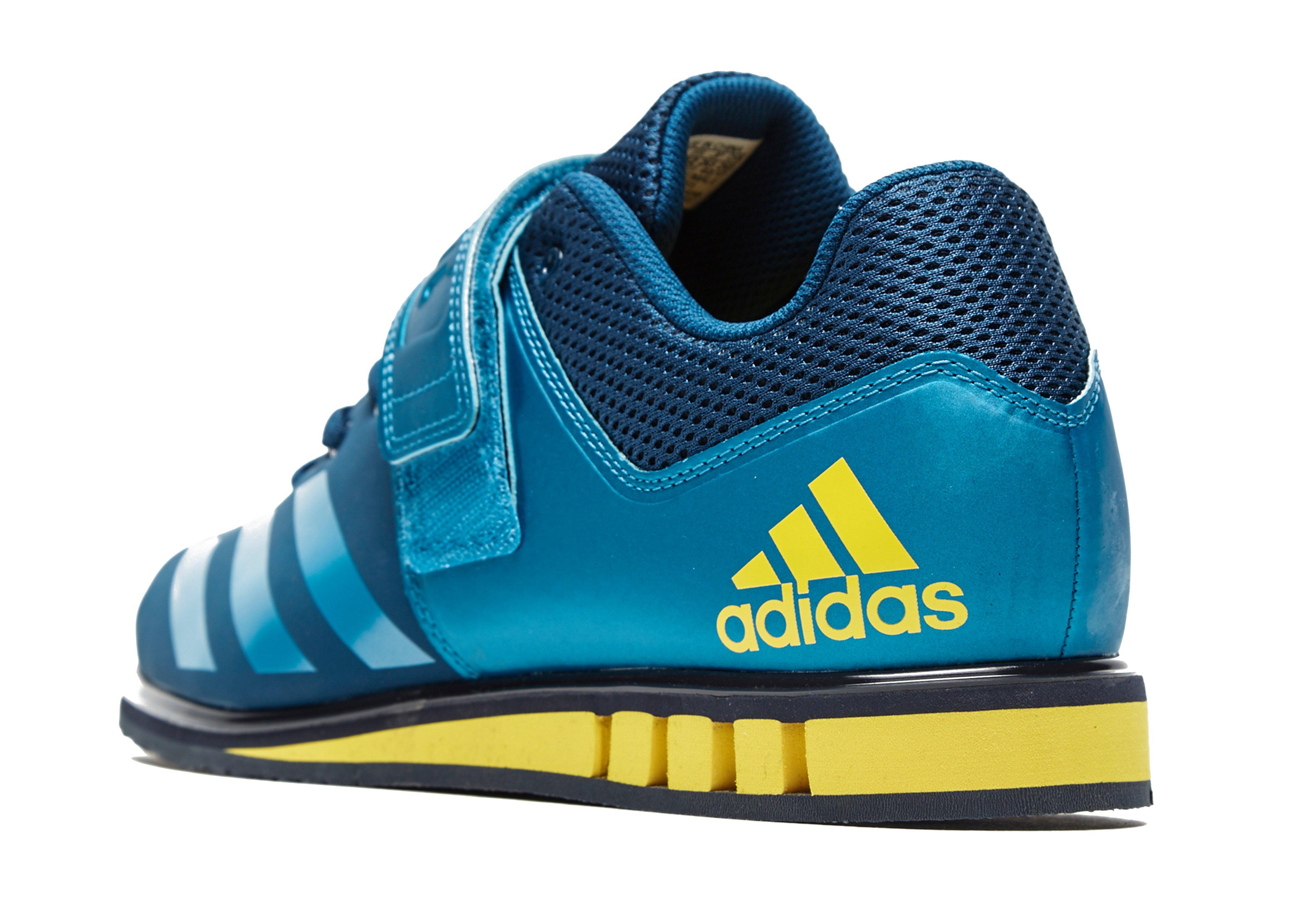 adidas weightlifting shoes blue