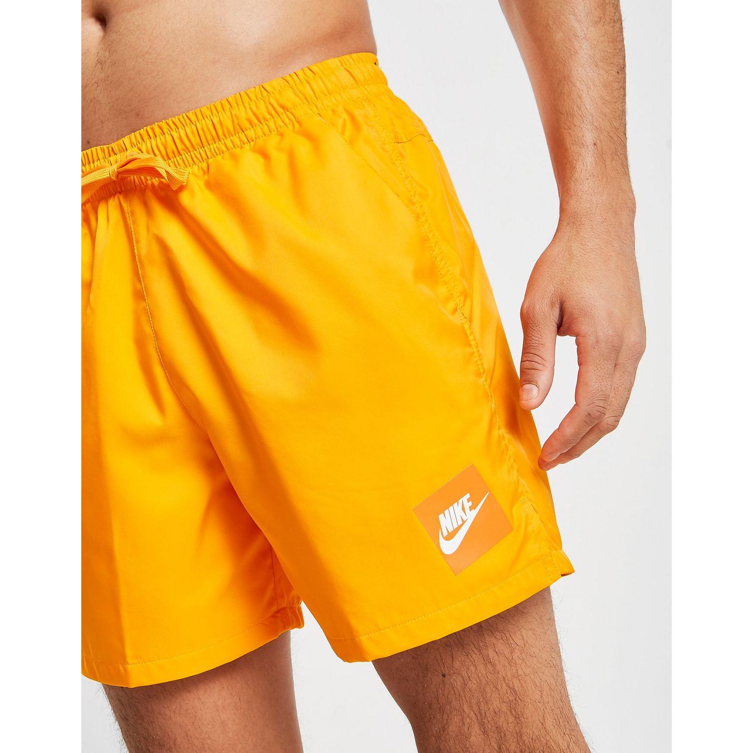 Nike Synthetic Hotbox Flow Swim Shorts in Orange/White (Orange) for Men -  Lyst