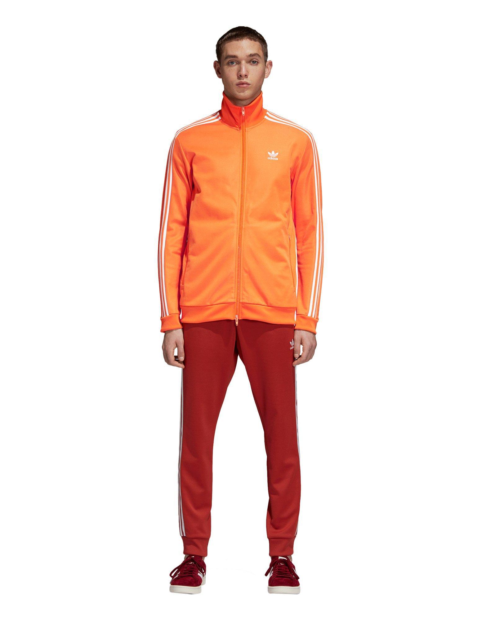 adidas bb track jacket orange