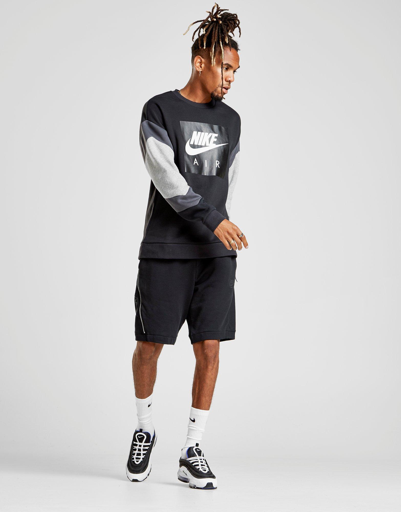 nike air sleeve colour block sweatshirt
