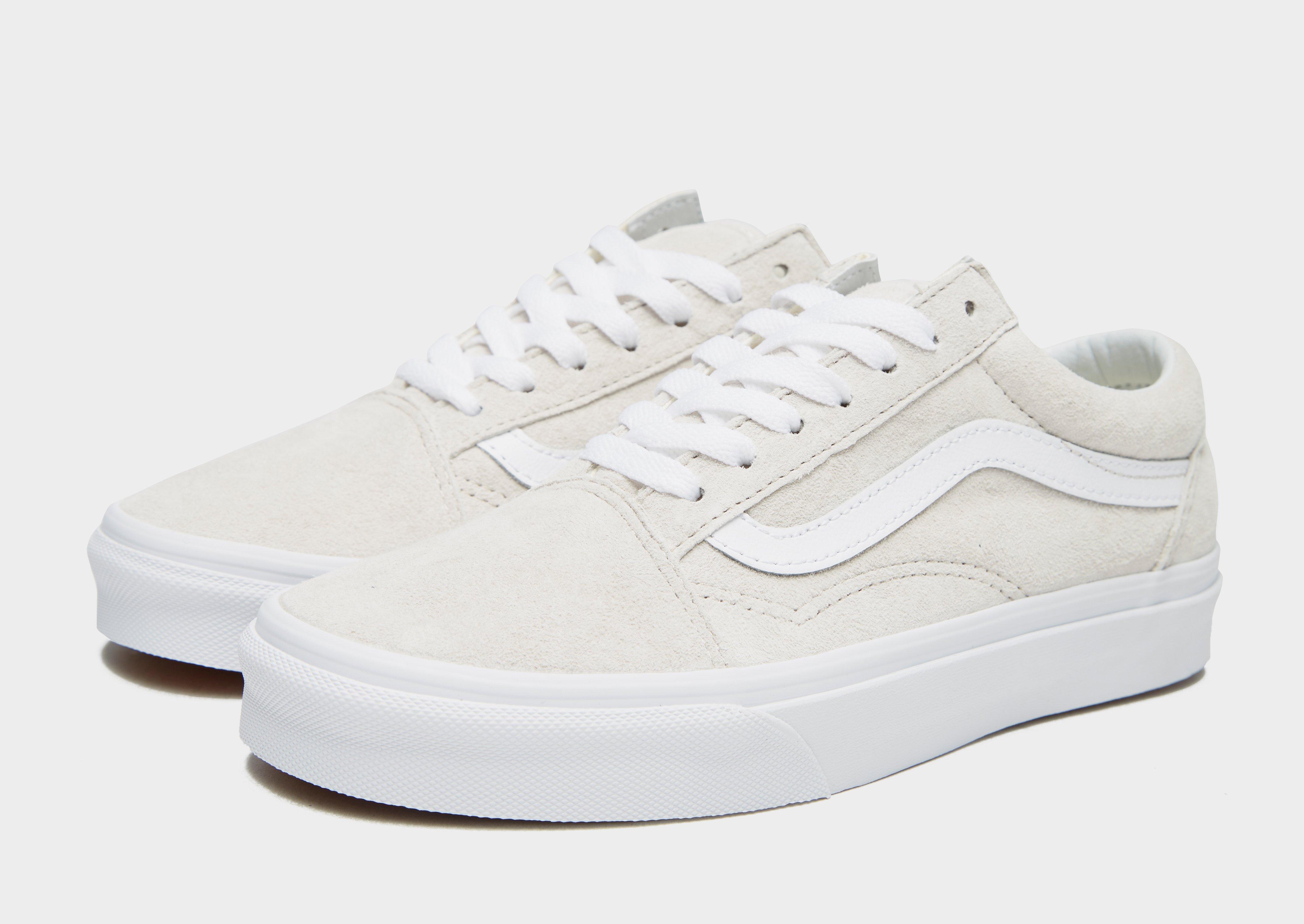 cream white vans old skool